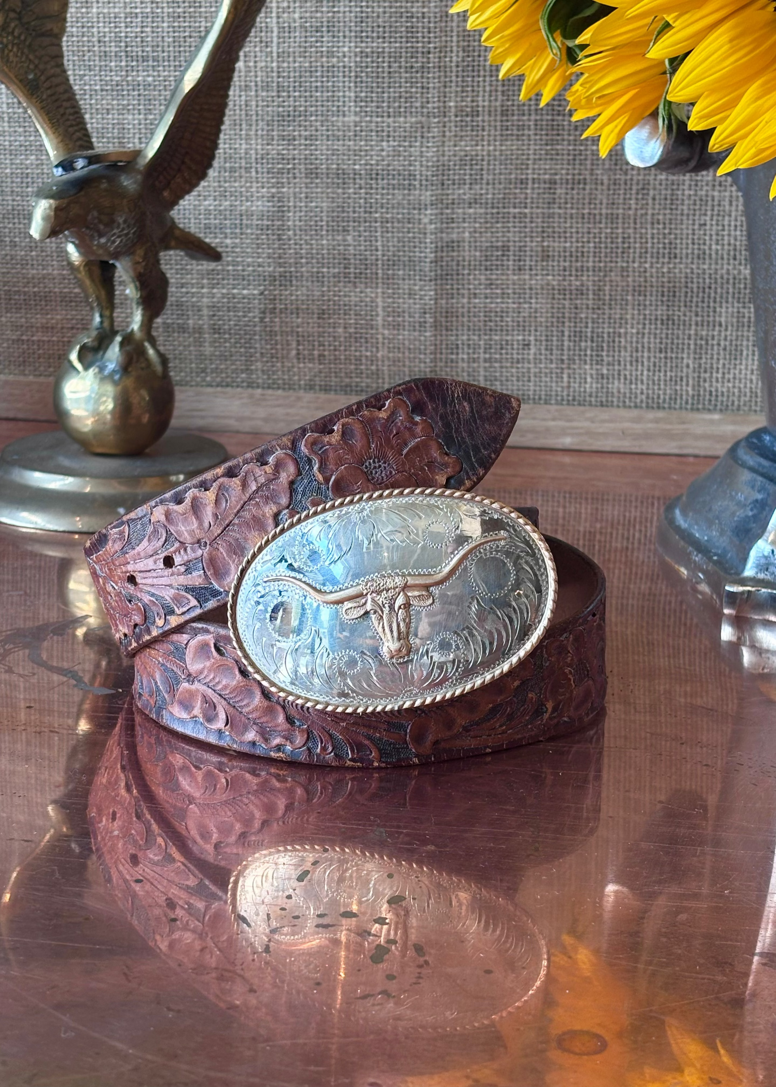 Longhorn Belt Buckle