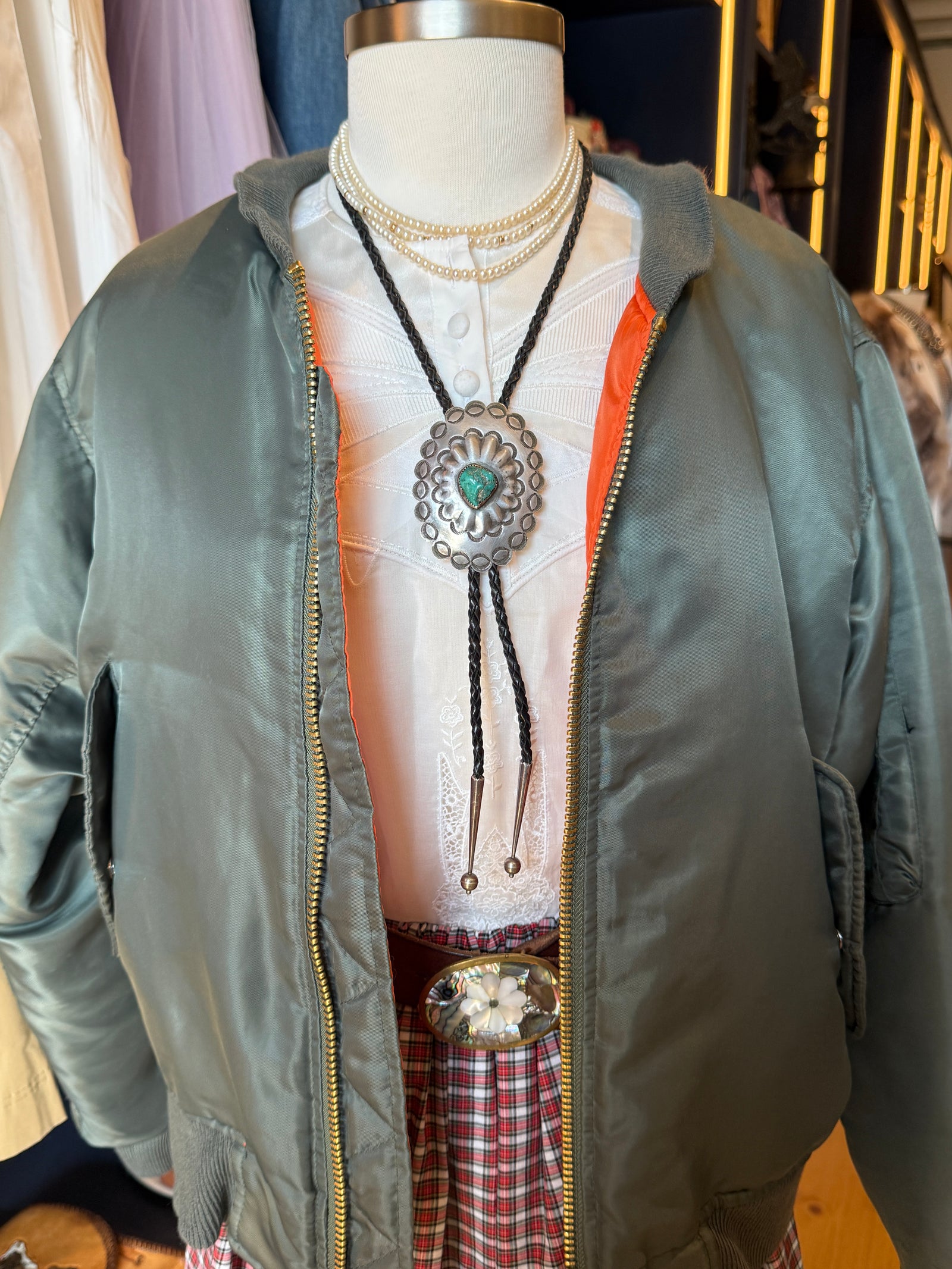 Turquoise bolo
