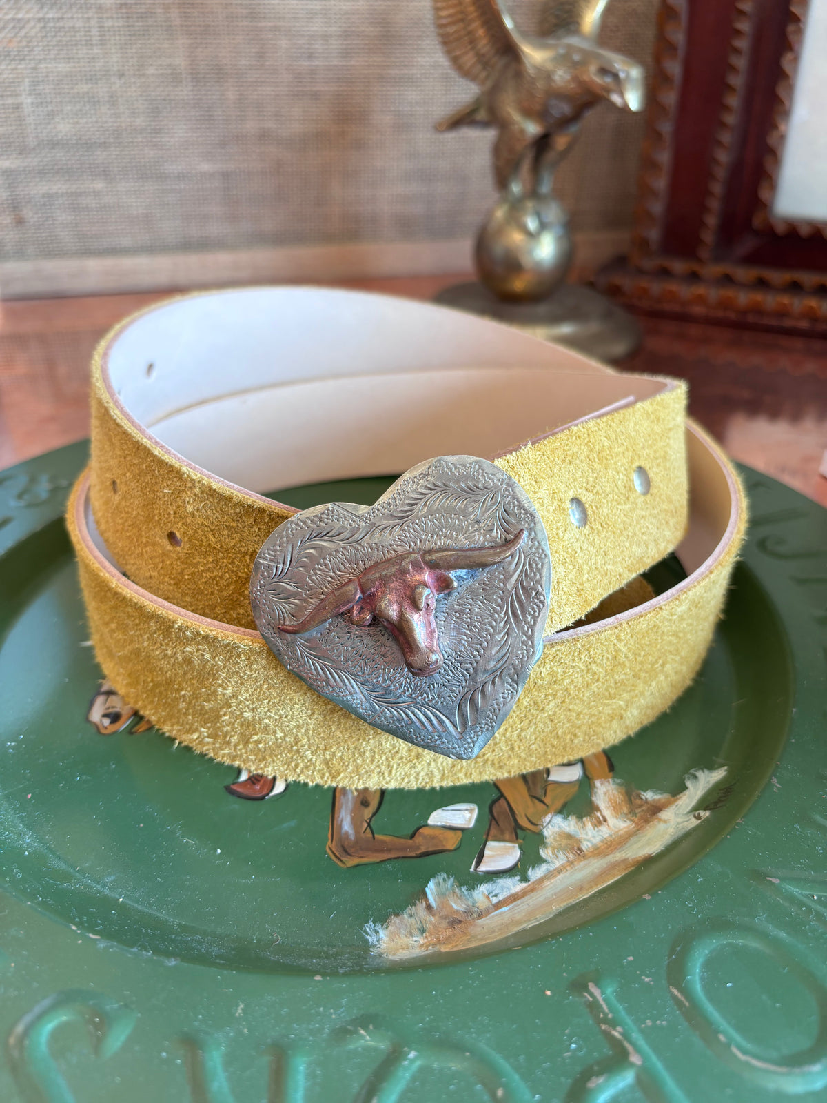 Suede Rough Out Belt Strap