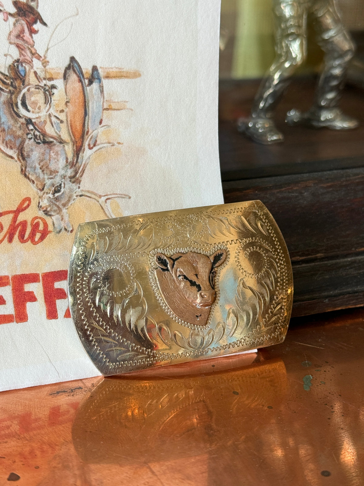 Bull Belt Buckle