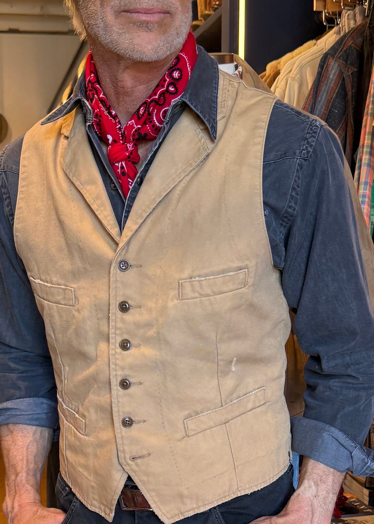 Men's Canvas Vest