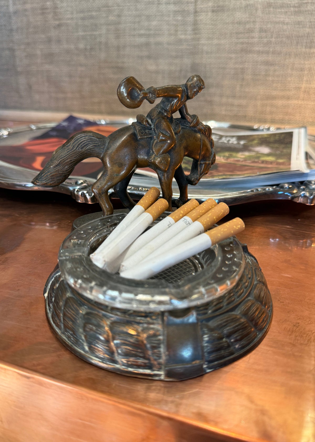 Bronc Rider Ash Tray