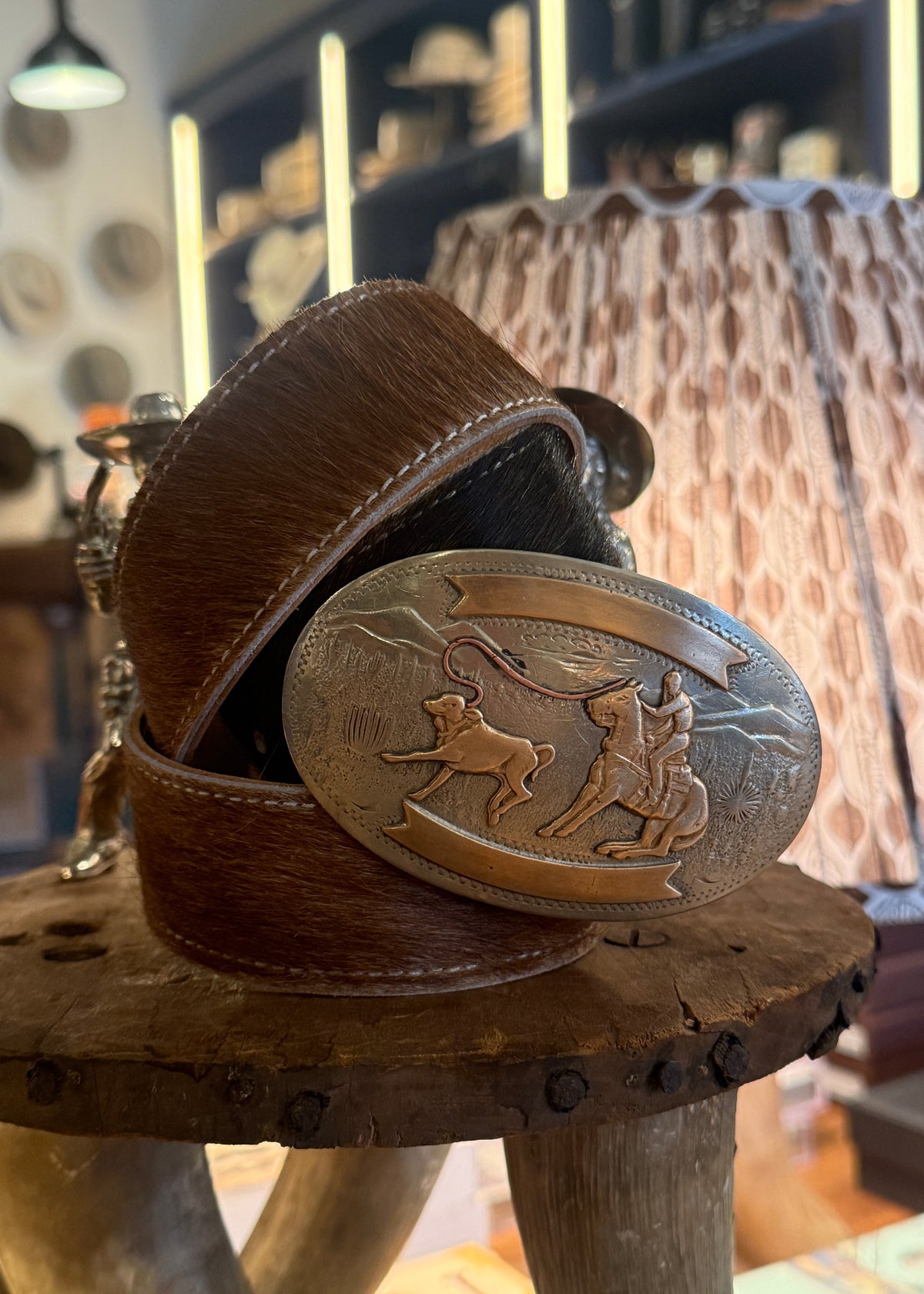 Calf Roper Belt Buckle