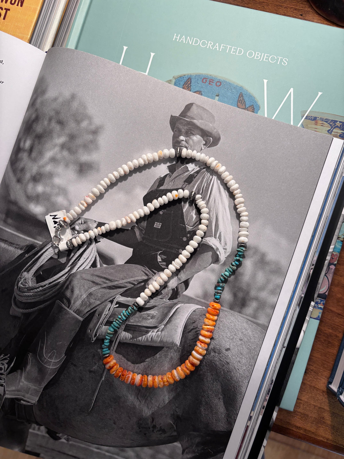 Spiny and Turquoise Necklace