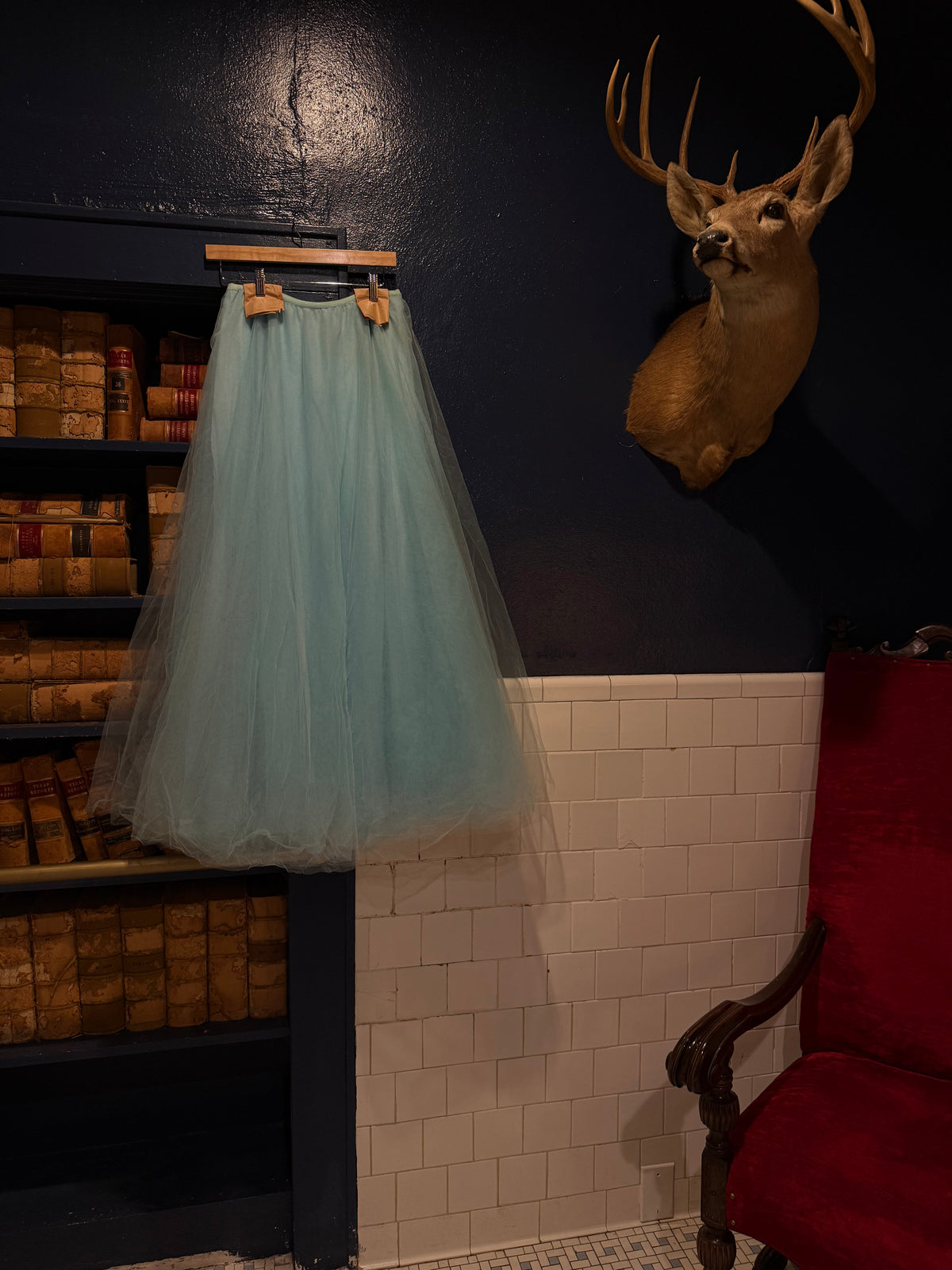 Vintage Ralph Lauren Blue Tulle Skirt