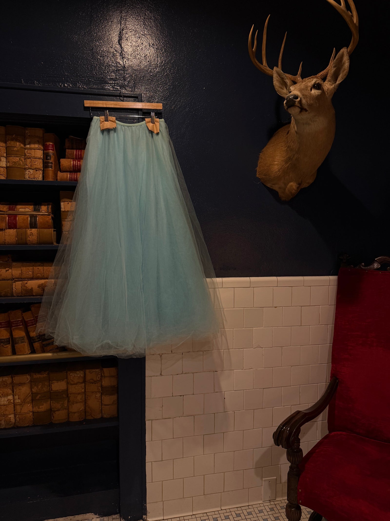 Vintage Ralph Lauren Blue Tulle Skirt