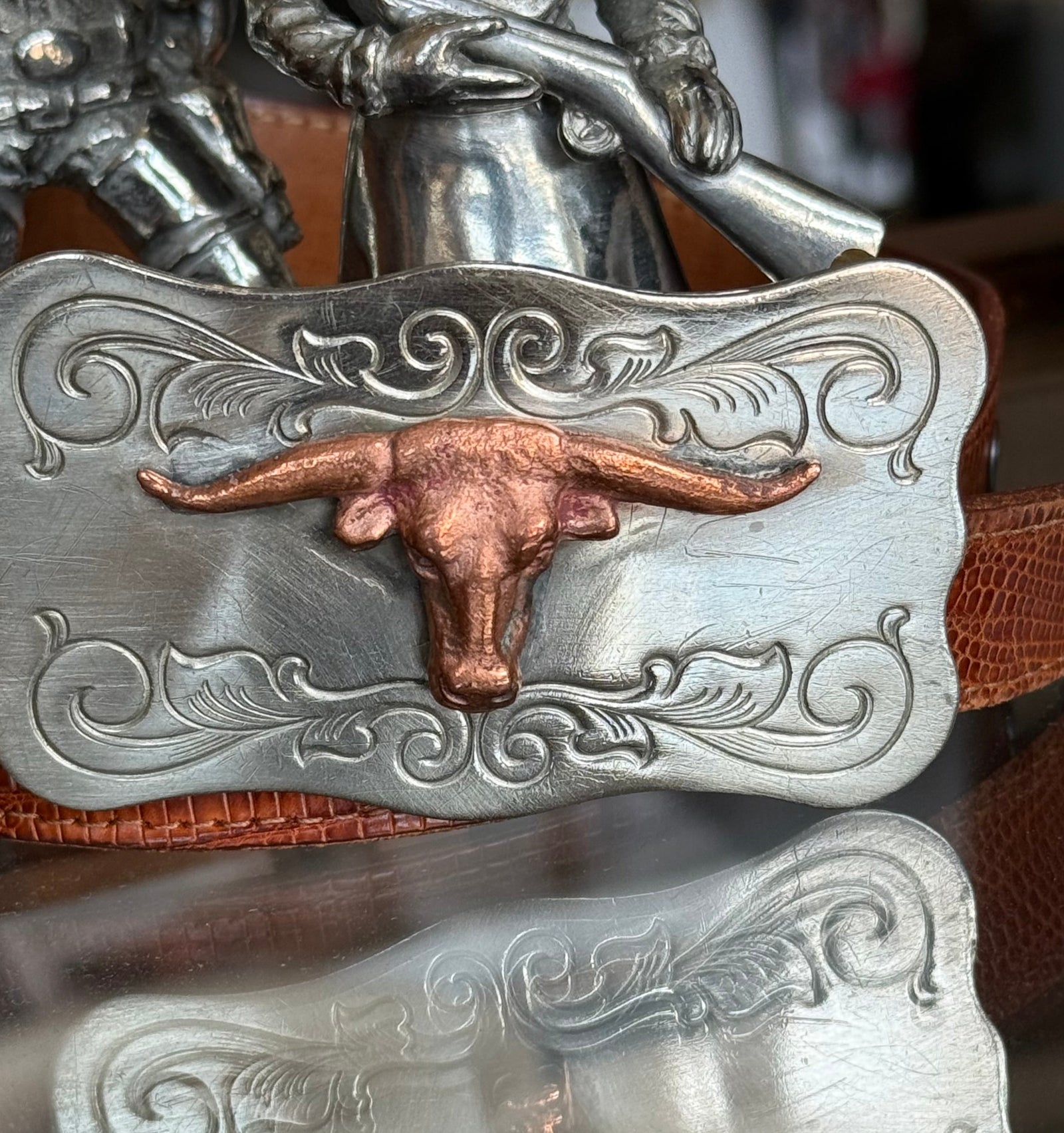 Longhorn Belt Buckle