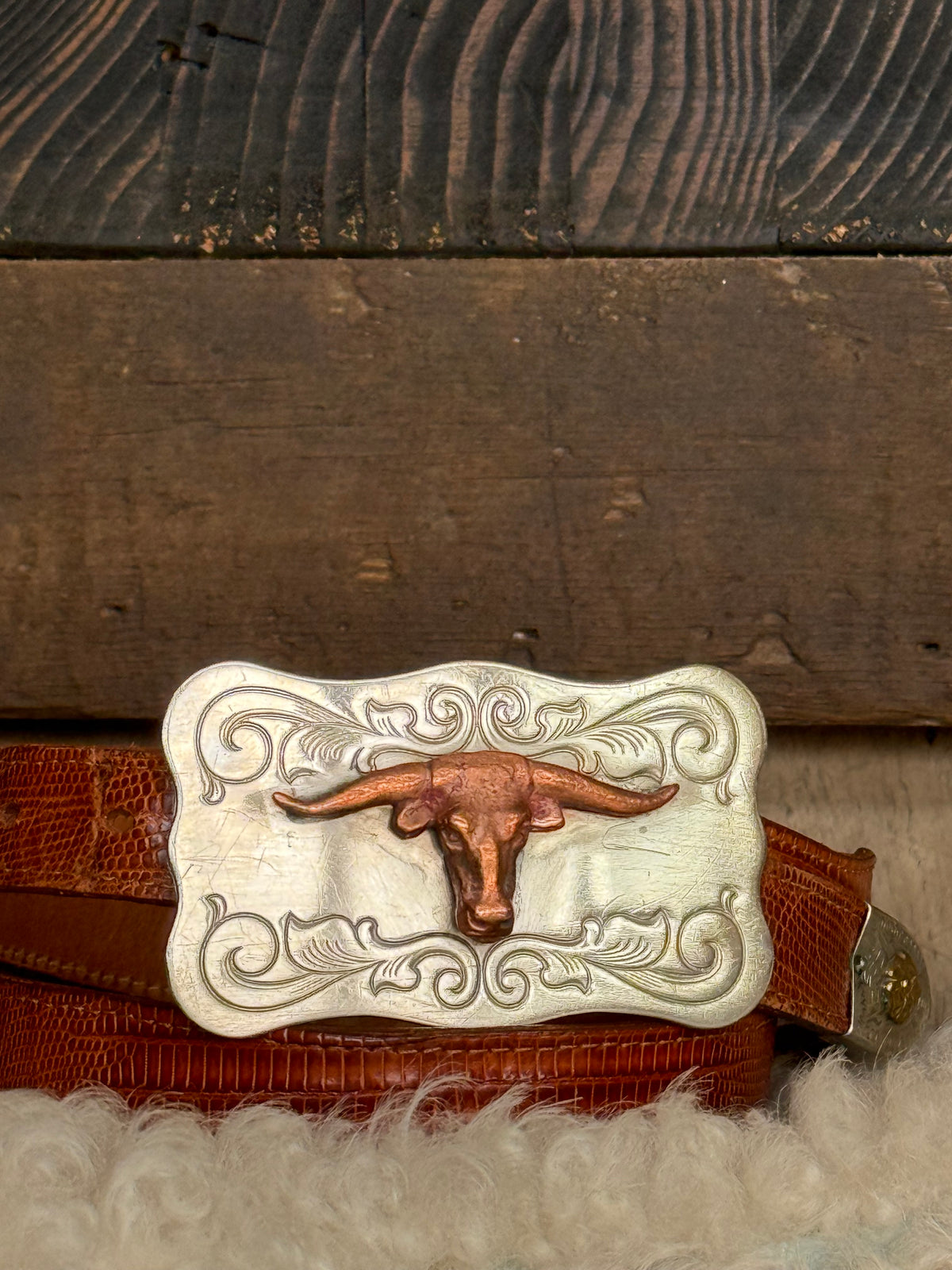 Longhorn Belt Buckle