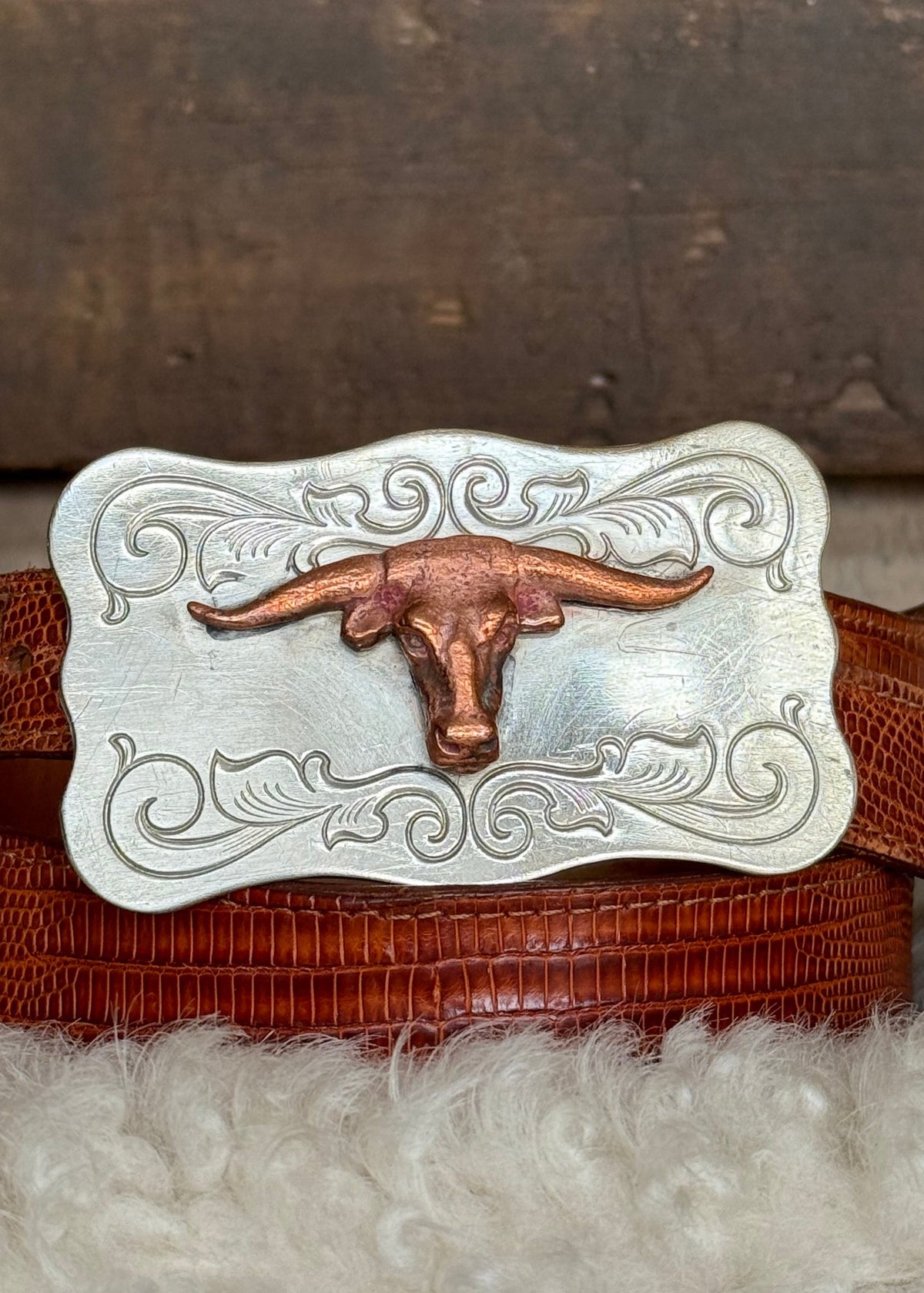 Longhorn Belt Buckle