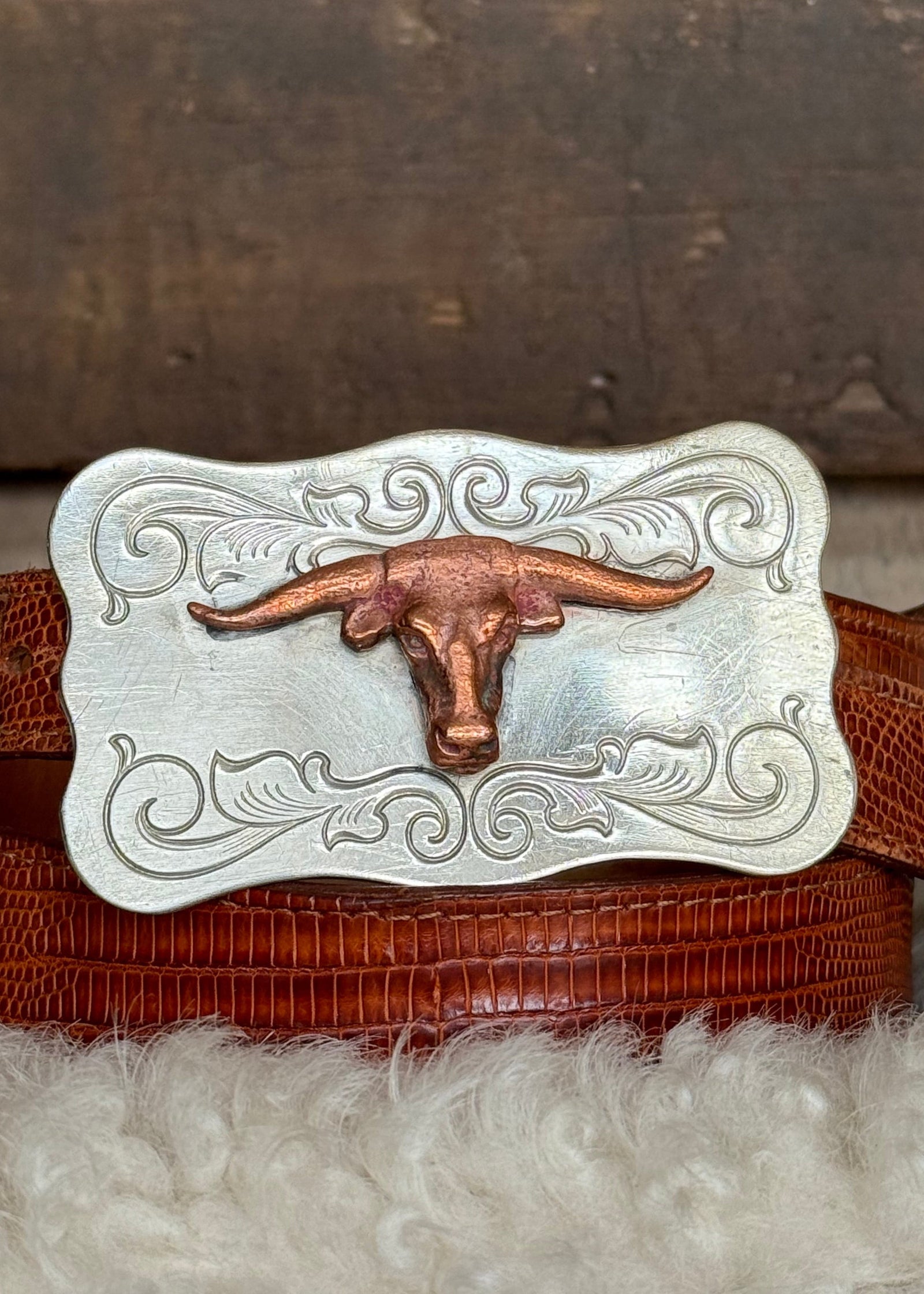 Longhorn Belt Buckle