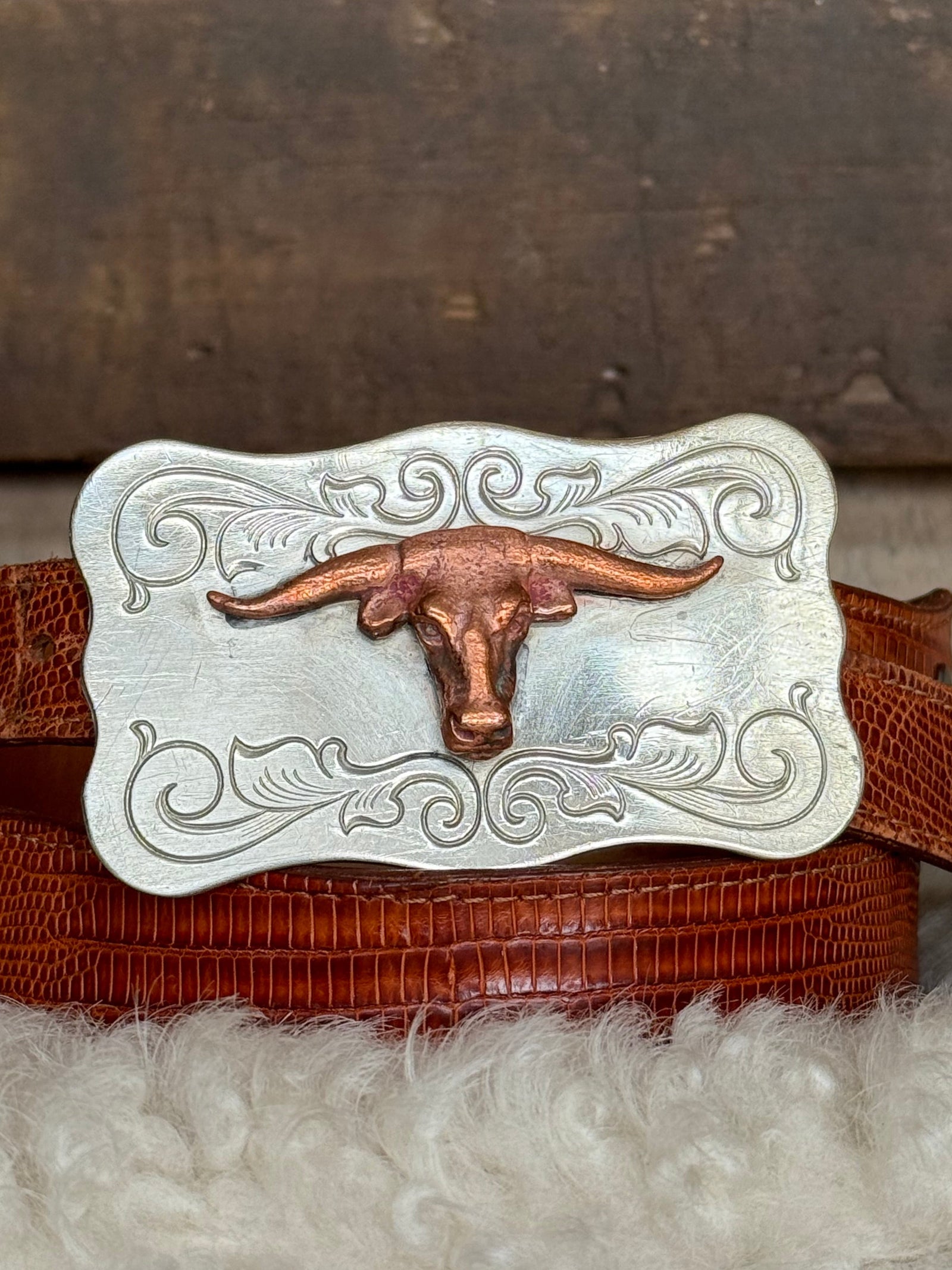 Longhorn Belt Buckle