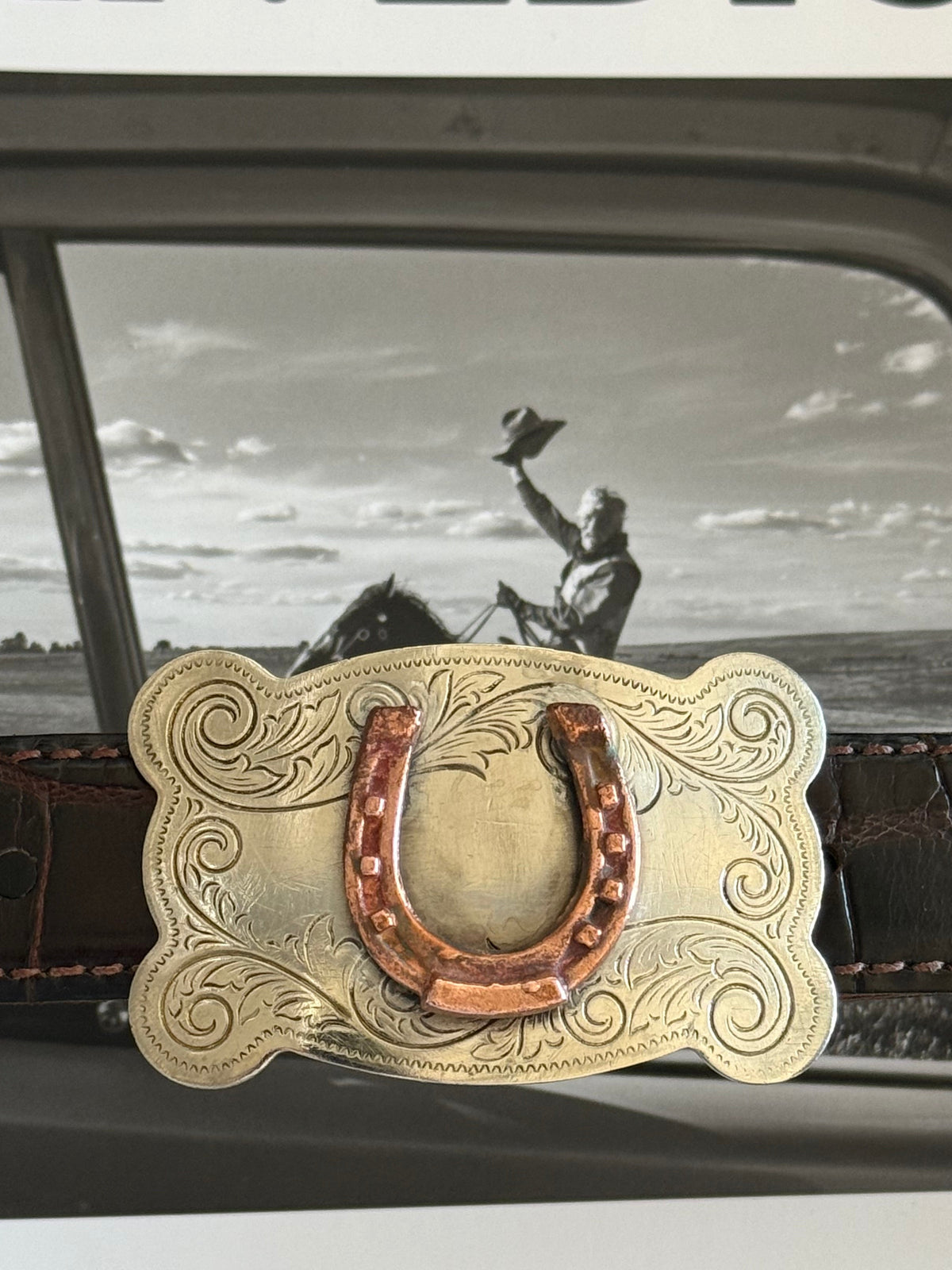 Horseshoe Belt Buckle