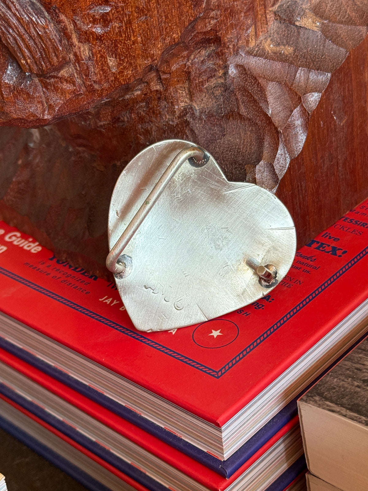 Heart Horned Frog Belt Buckle