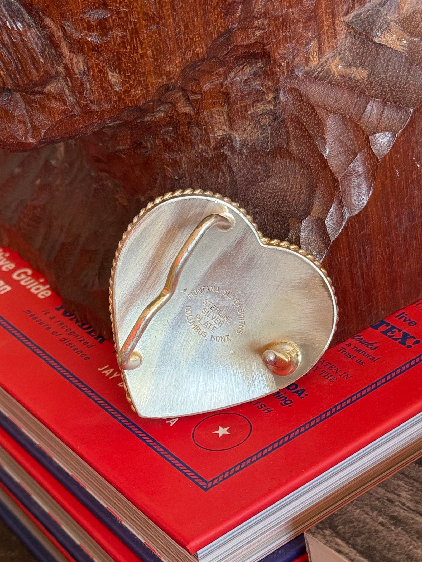 Heart Horned Frog Belt Buckle