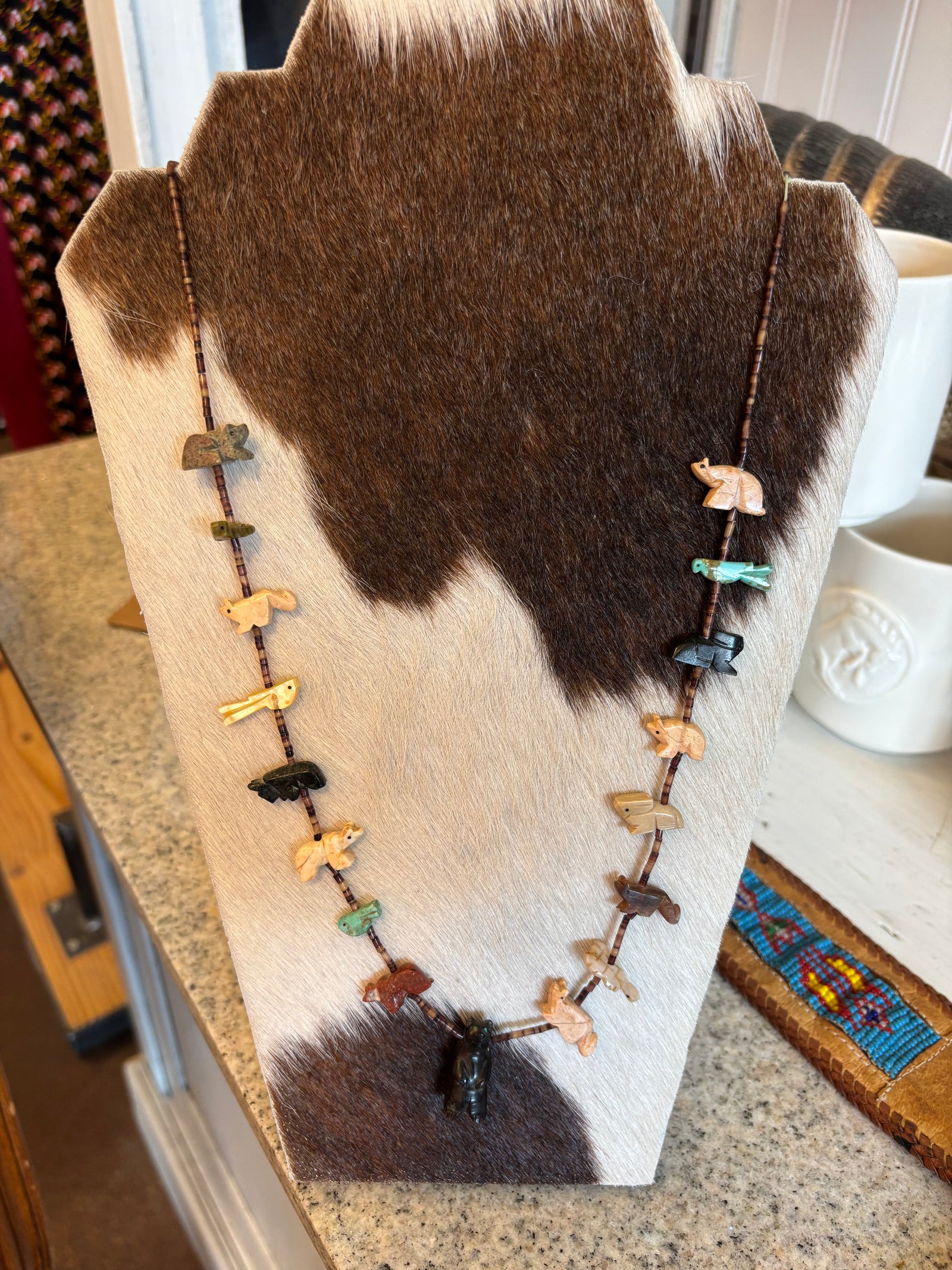 Vintage Zuni Fetish Animal Necklace No. 2