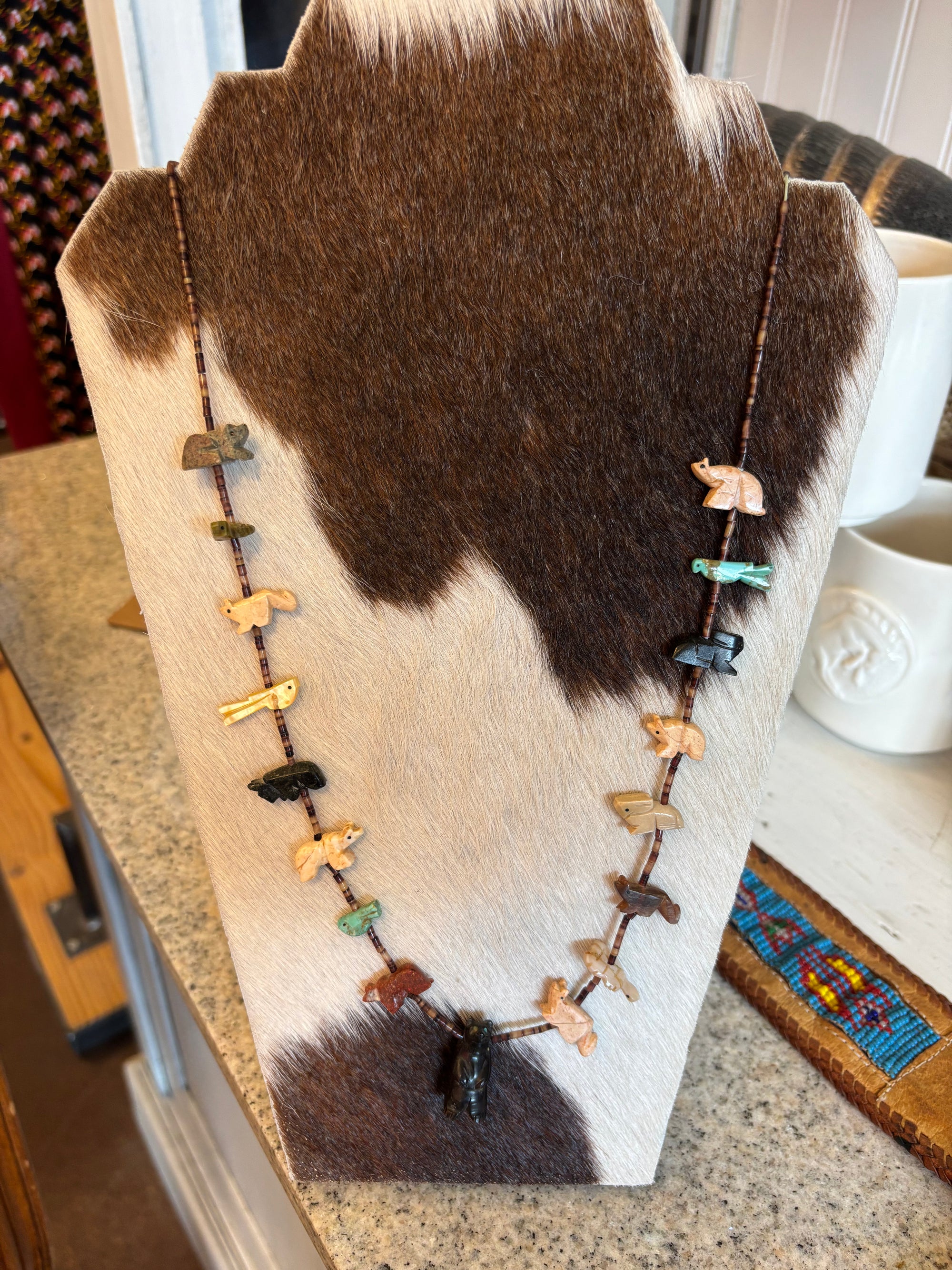 Vintage Zuni Fetish Animal Necklace No. 2