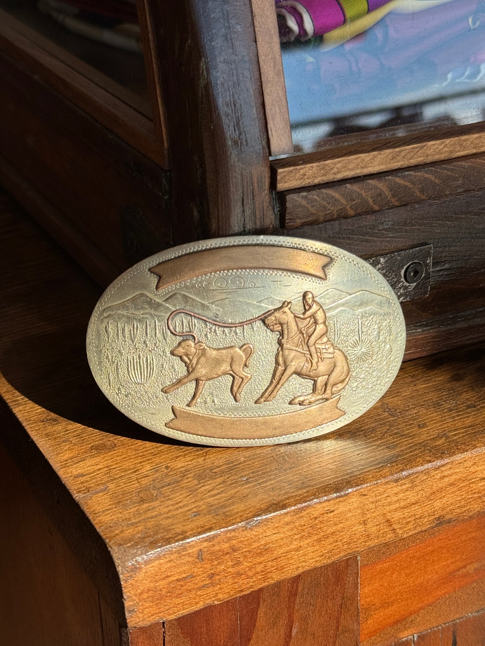 Calf Roper Belt Buckle