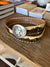 Vintage Hand Tooled Painted Belt Strap