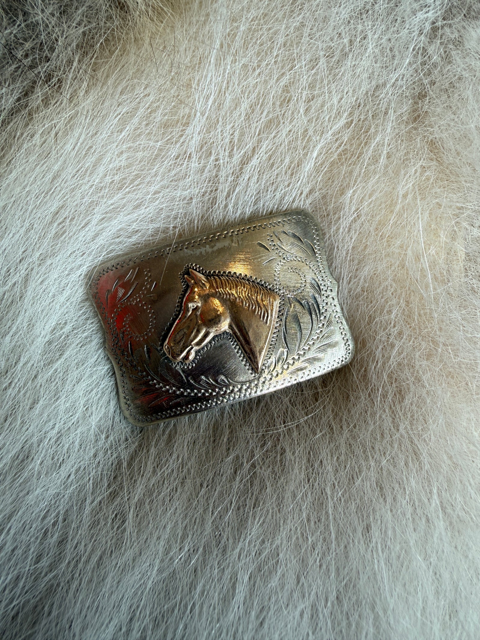 Horse Head Scarf Slide