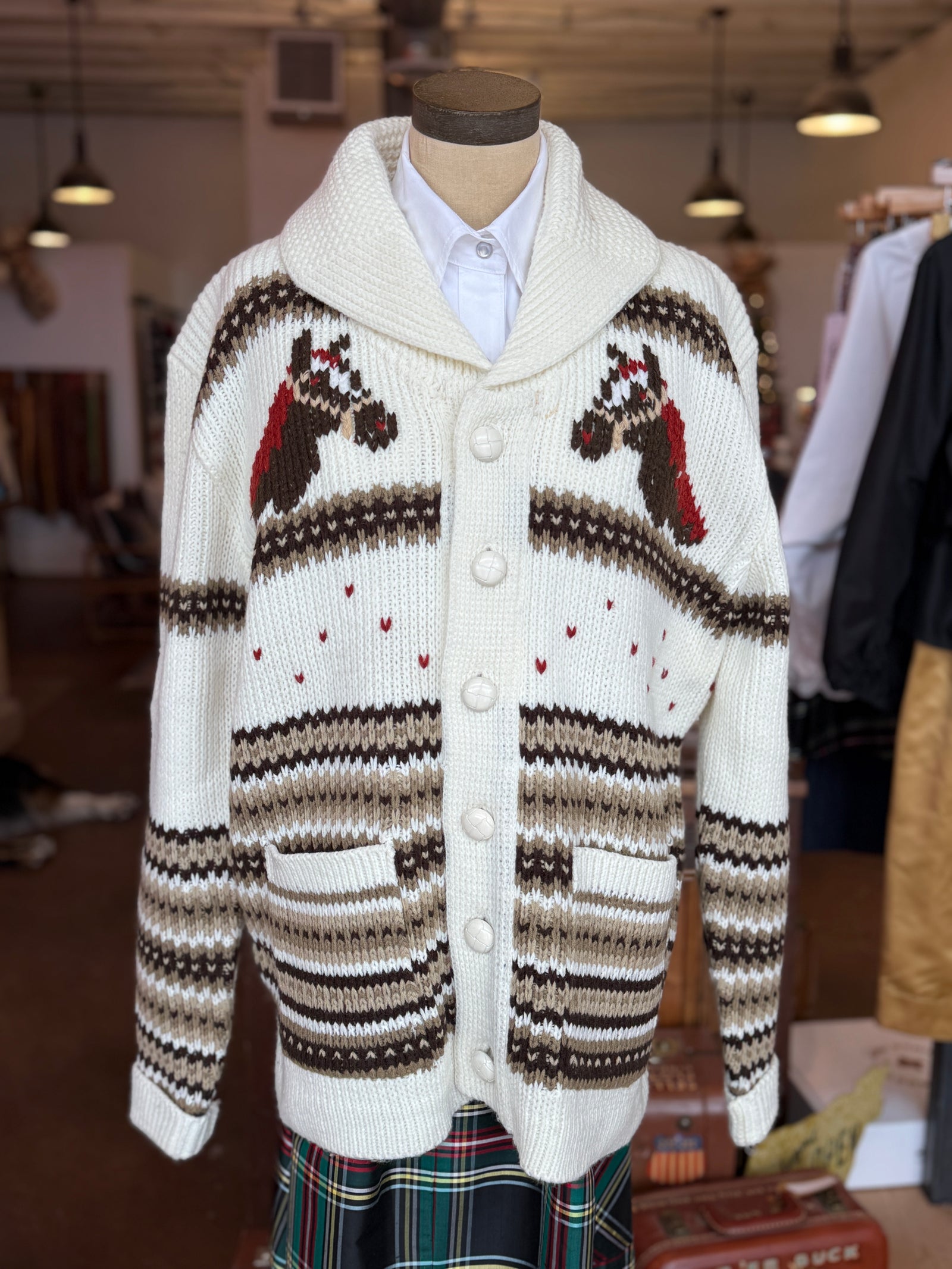 Horse Cowichan Sweater