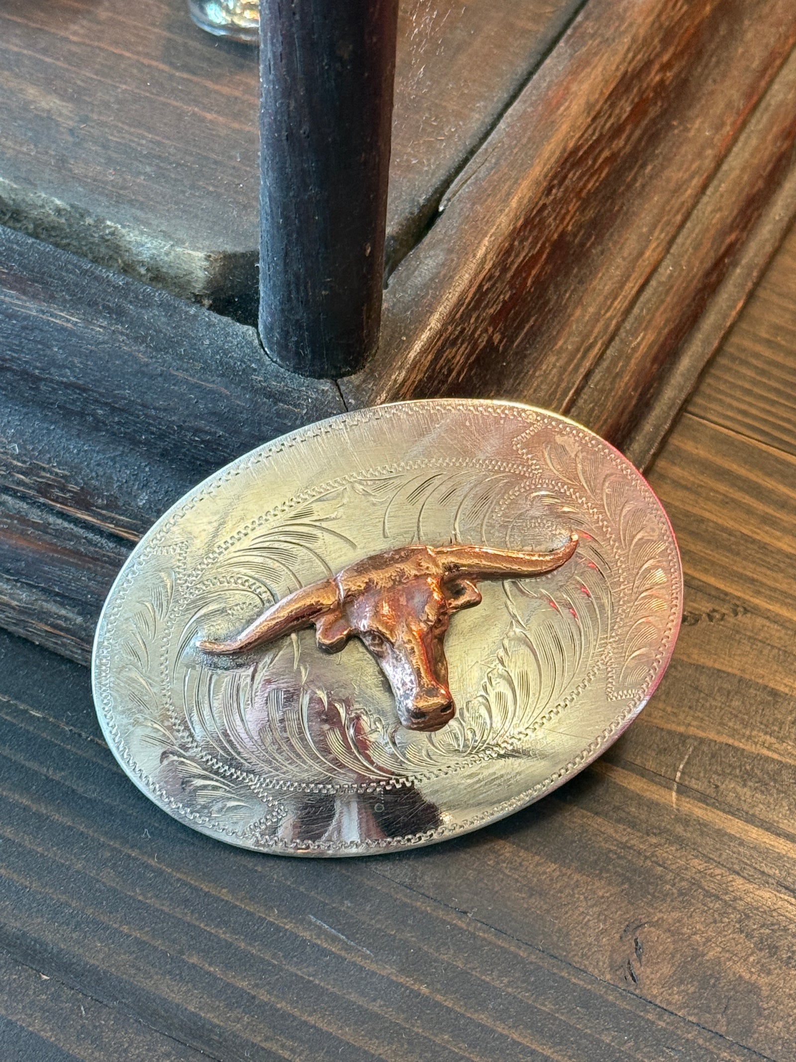 Longhorn Belt Buckle