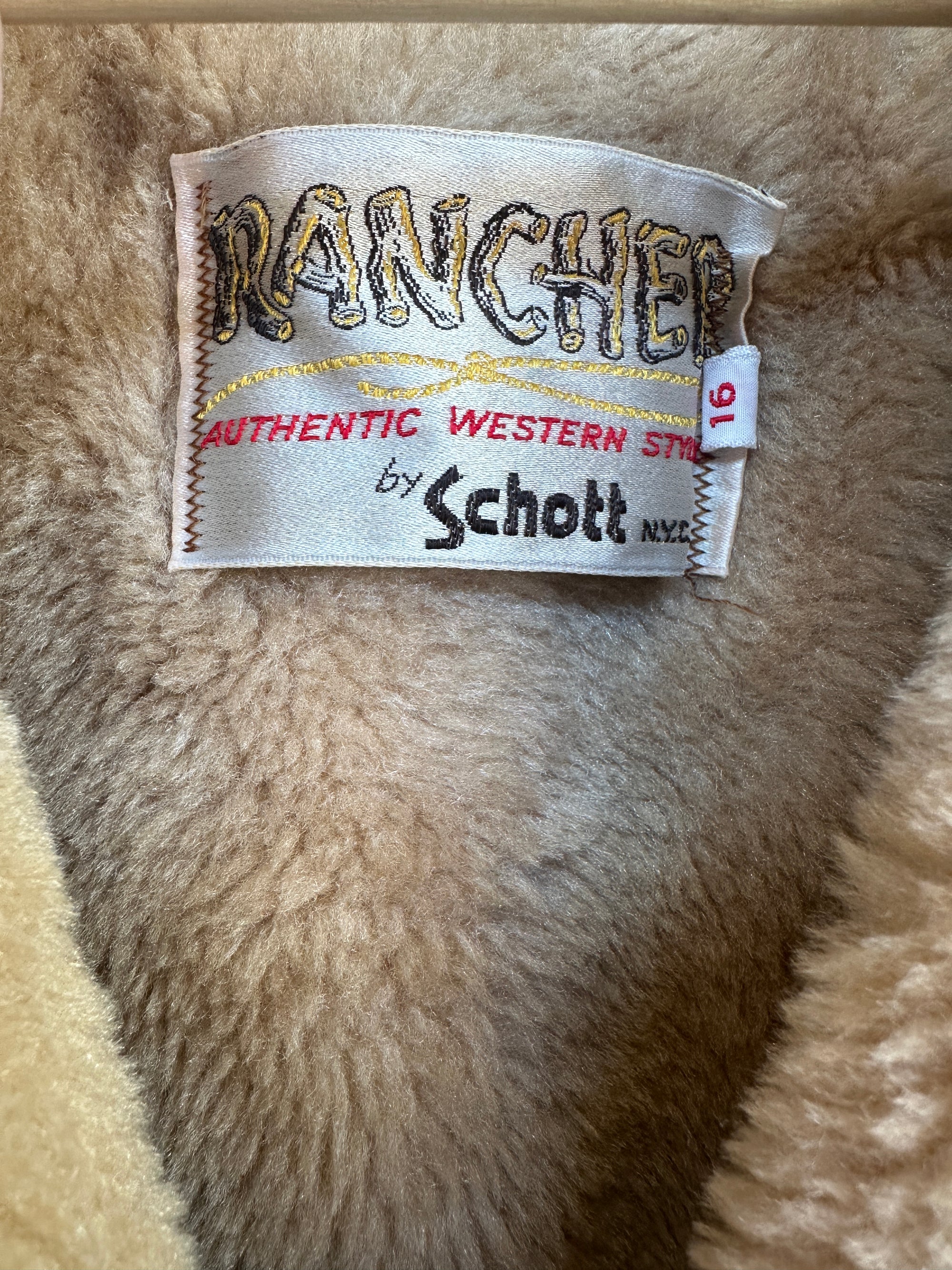 Vintage Schott Shearling Jacket No. 4