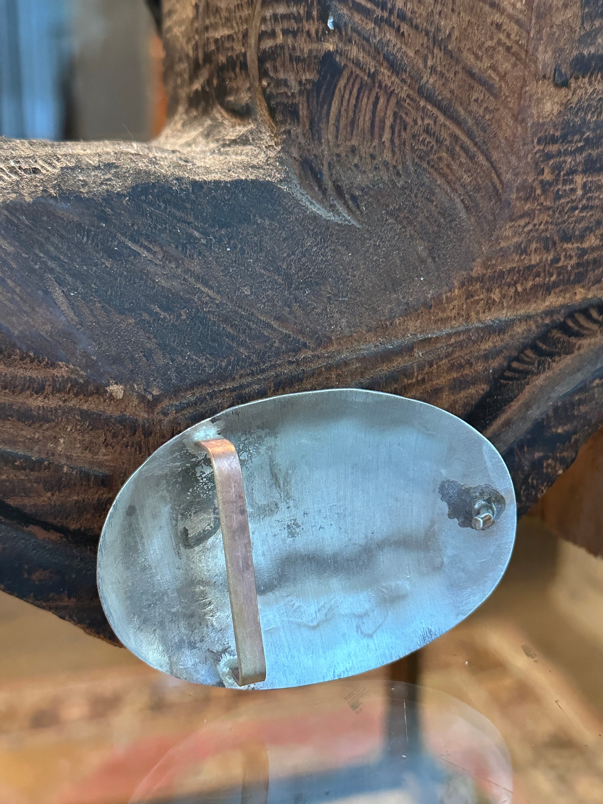 Vintage Crown Belt Buckle