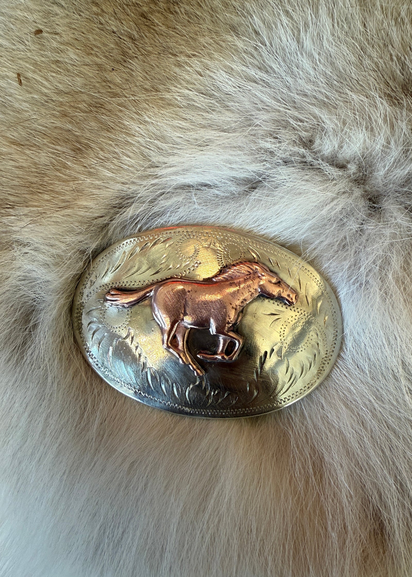 Mustang Belt Buckle