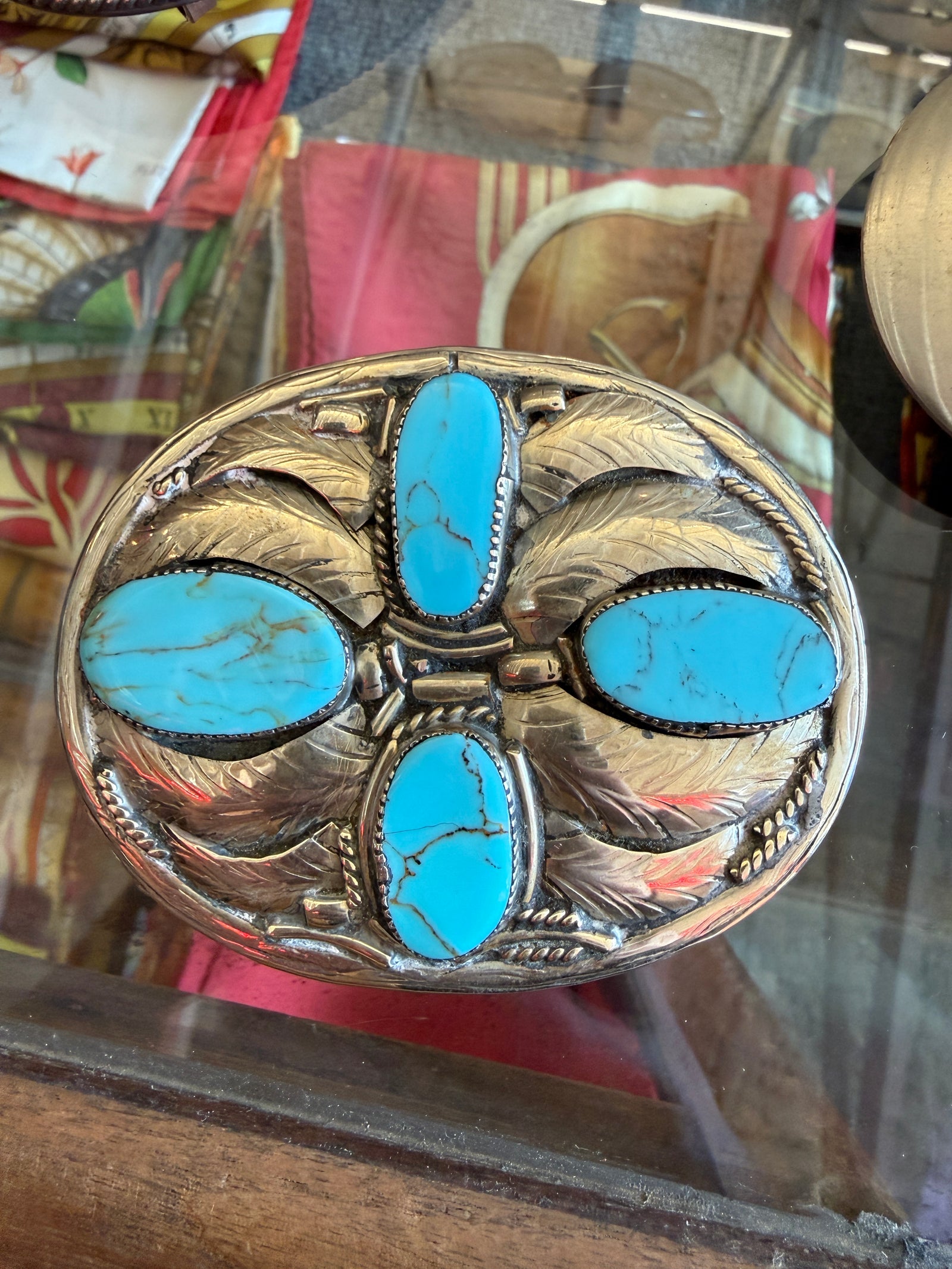 Turquoise Belt Buckle