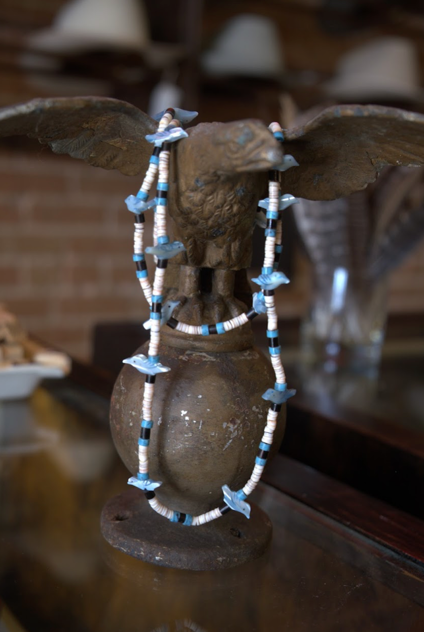 Vintage Fetish Blue Bird Double Strand