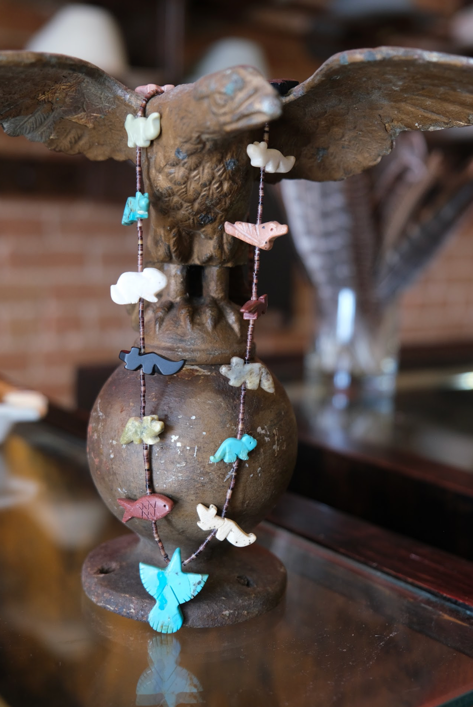 Vintage Zuni Multi-Stone Fetish Necklace