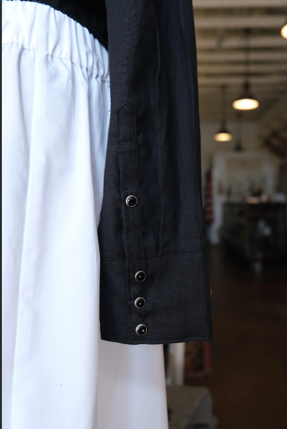 Linen Long Sleeve Western Shirt