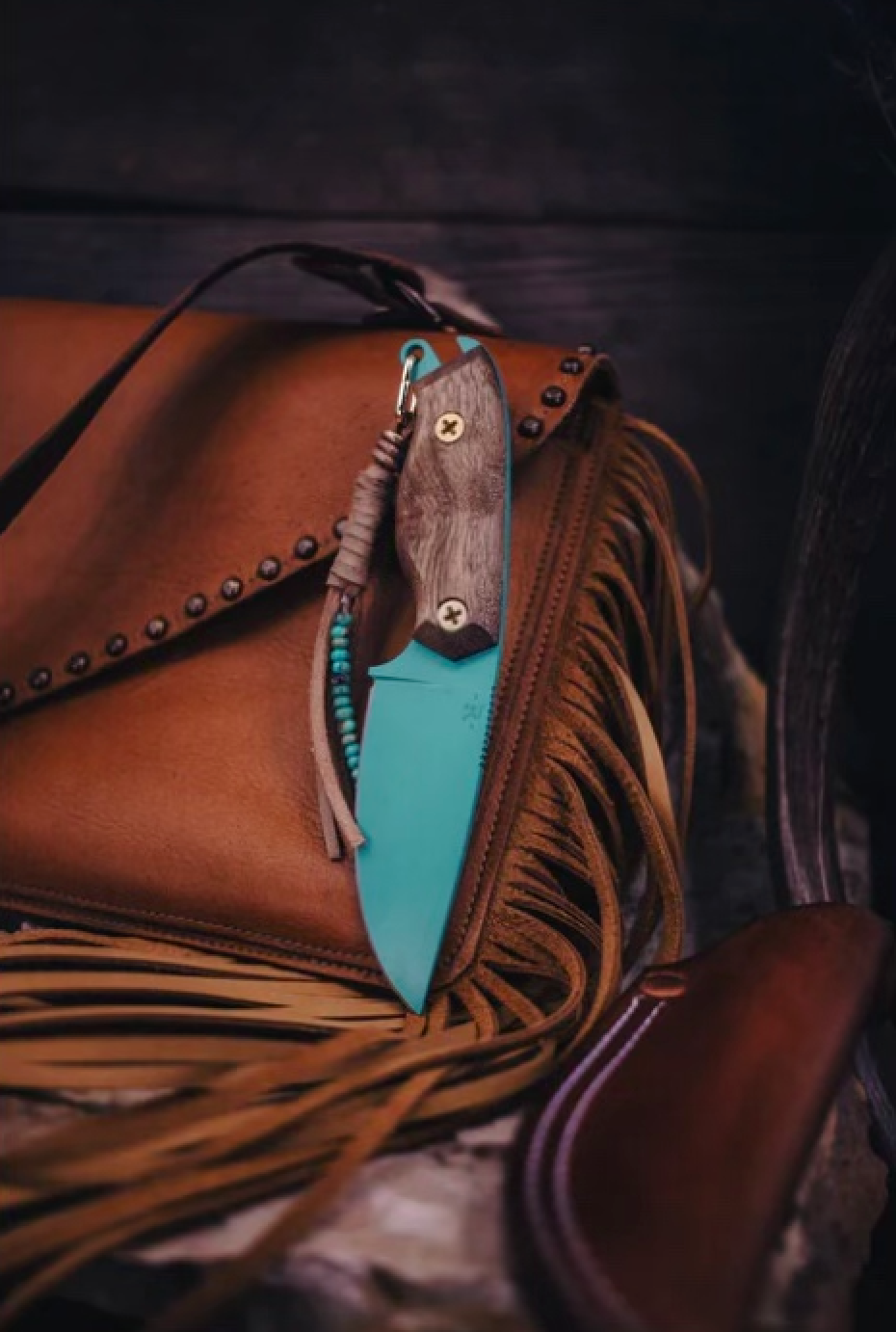 Turquoise Coyote Blade