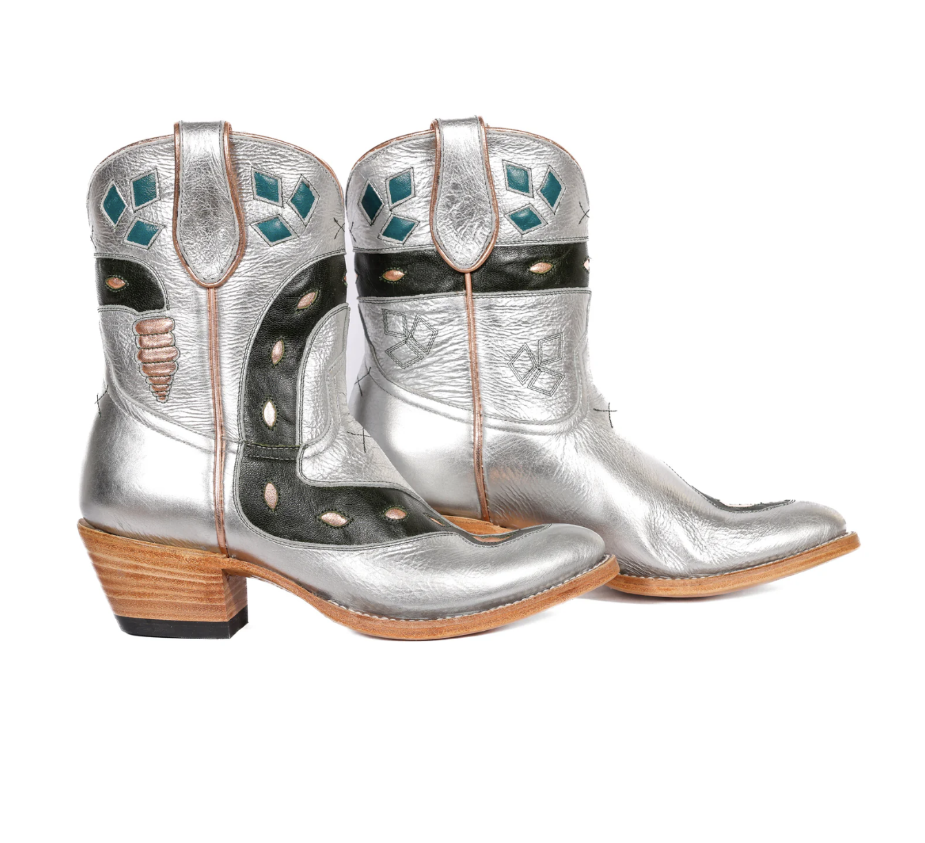 Silver Sneaky Snake Boot