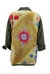 Vintage Military Jacket Reclaimed With Silk Scarf KF1989