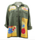 Vintage Military Jacket Reclaimed With Silk Scarf KF1989