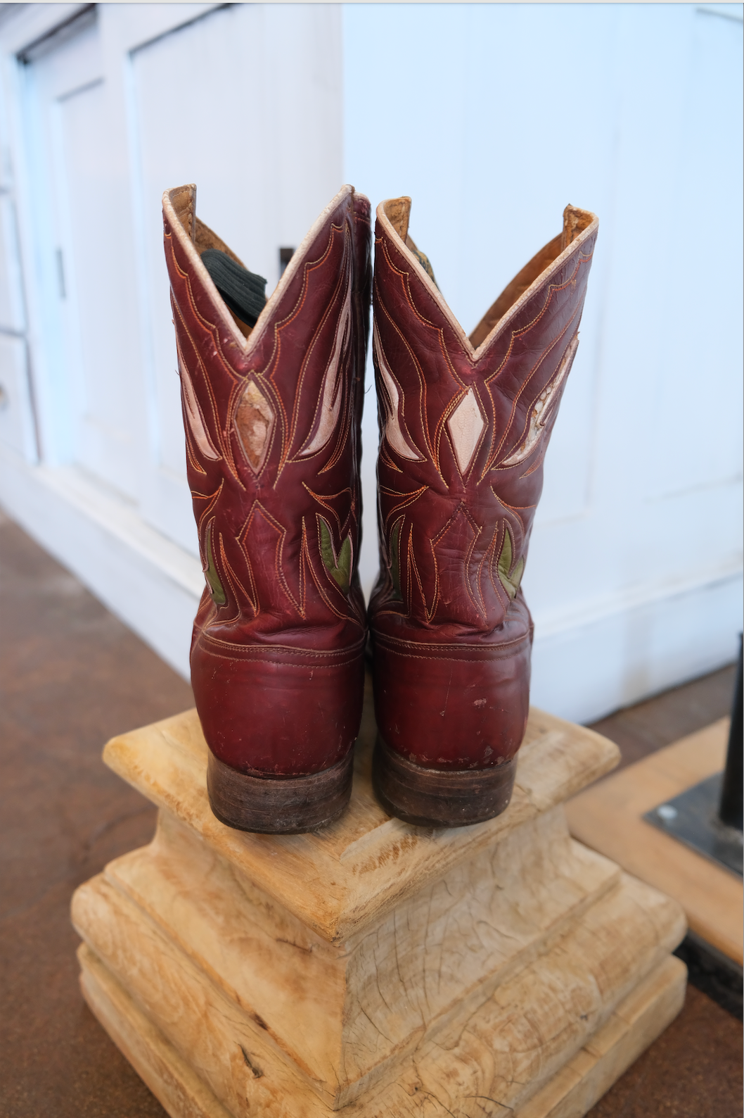 Vintage Red Justin Cowboy Boot