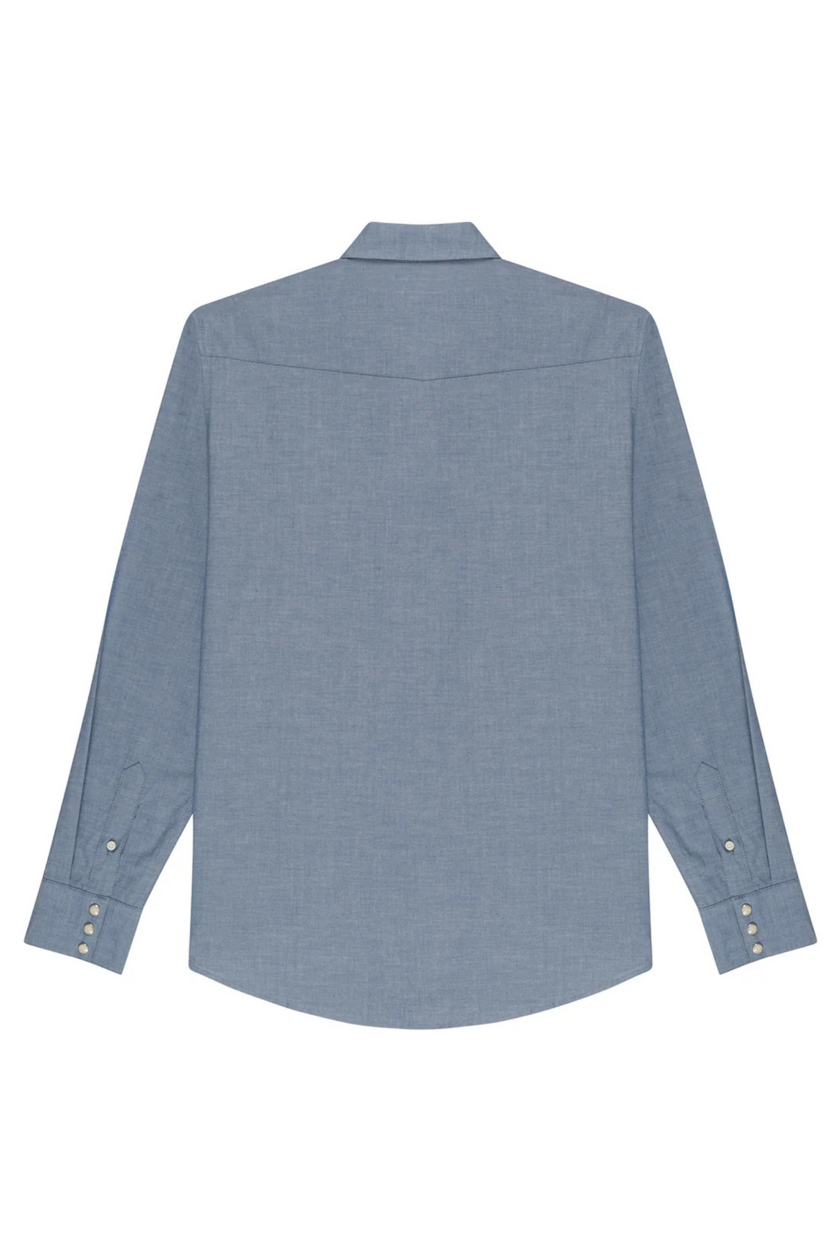 Chambray Long Sleeve Western Shirt