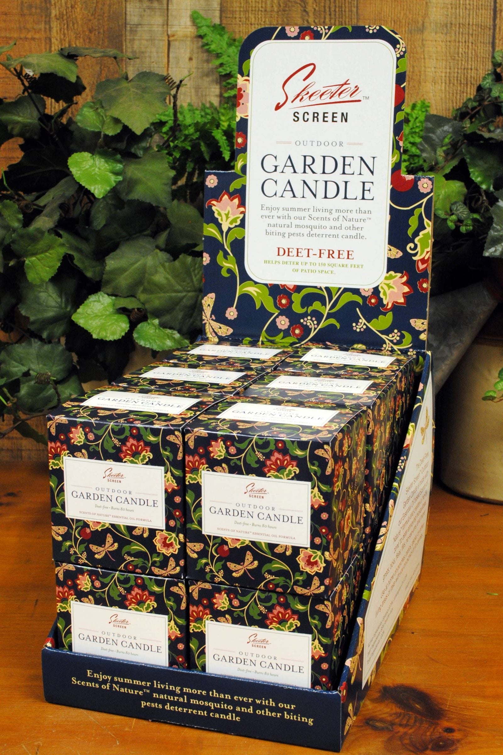 Skeeter Screen Garden Candle Pop 12