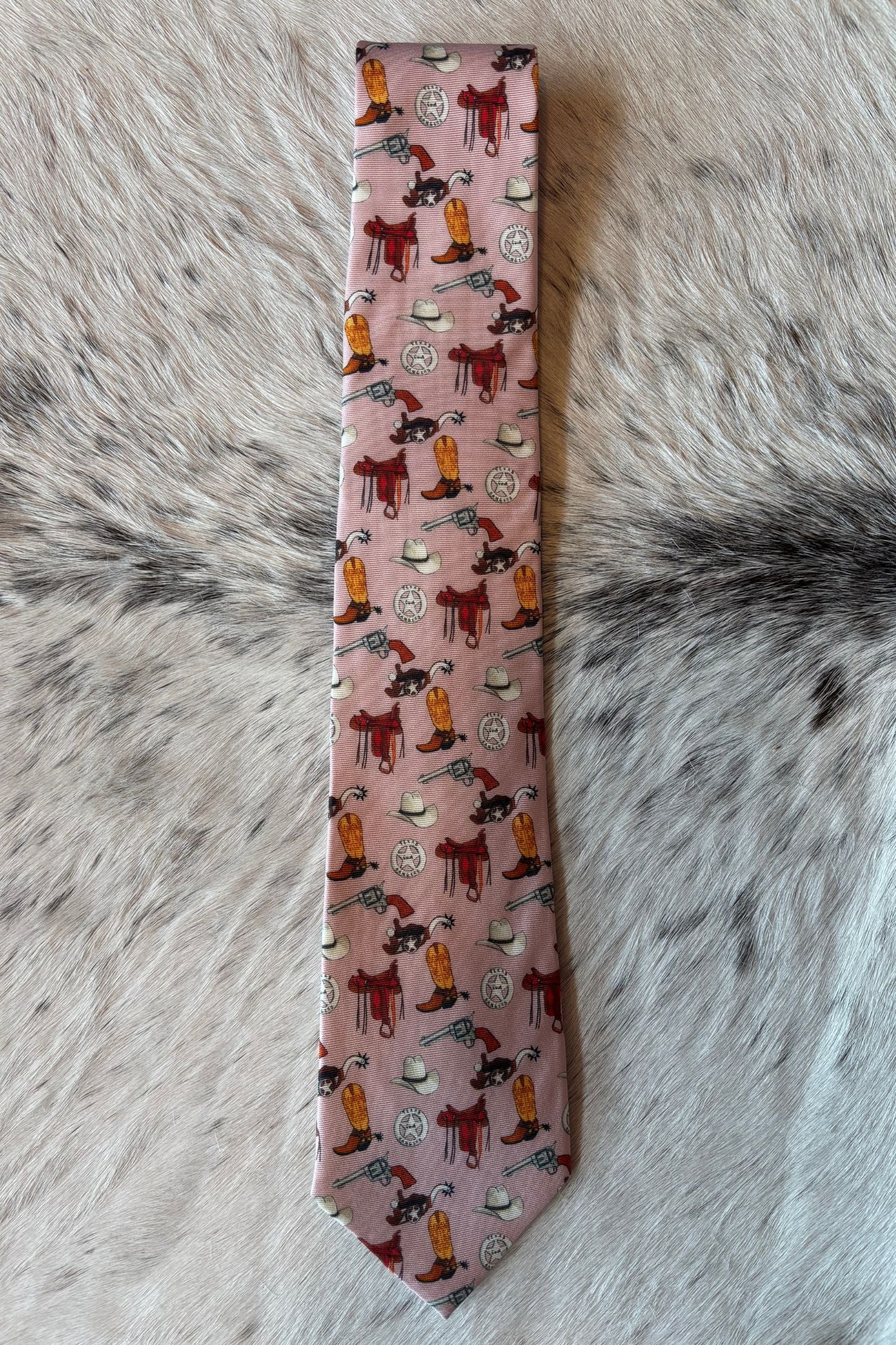 Kerr-Chief Silk Tie - Texas Ranger McNelly