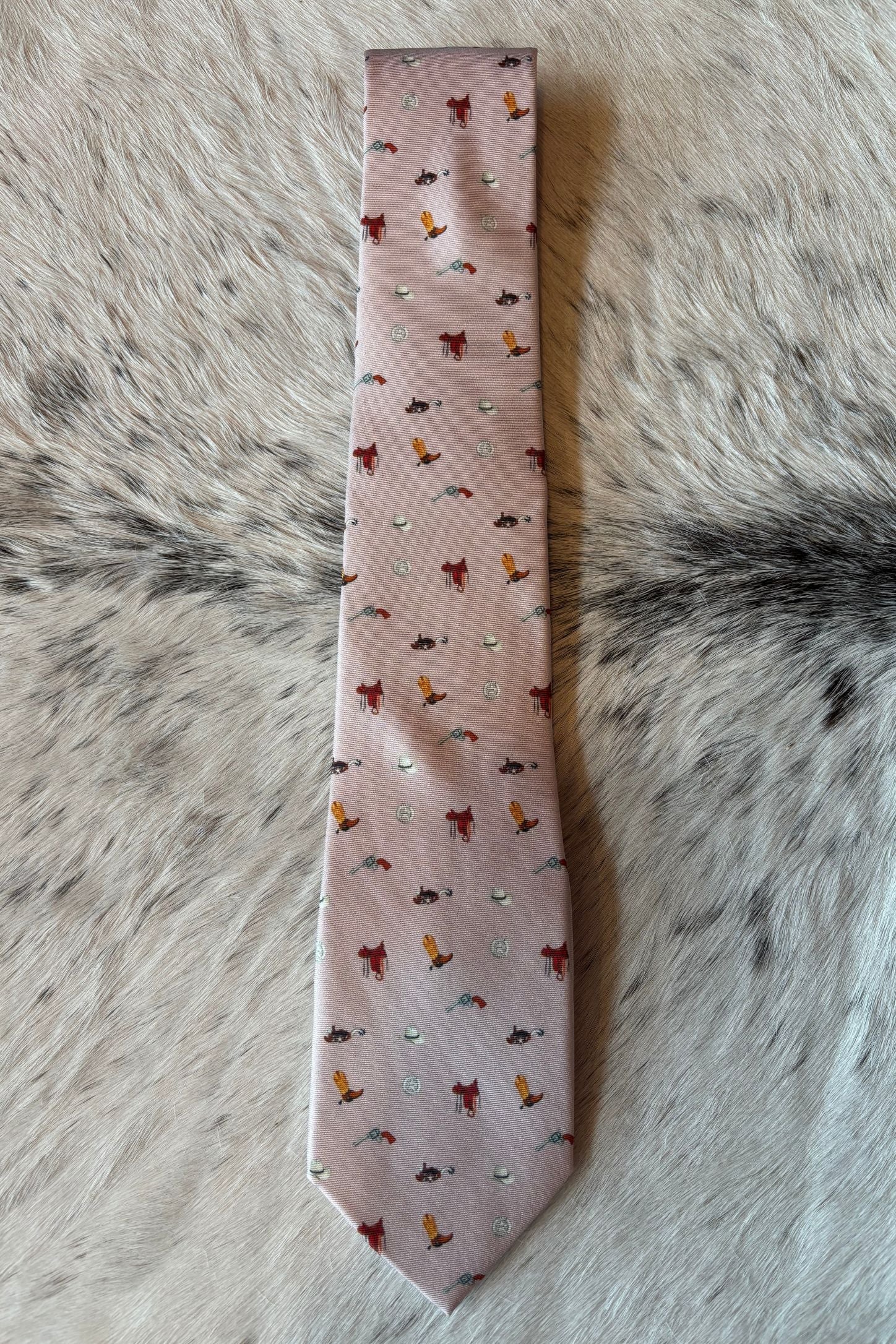 Kerr-Chief Silk Tie - Texas Ranger McNelly
