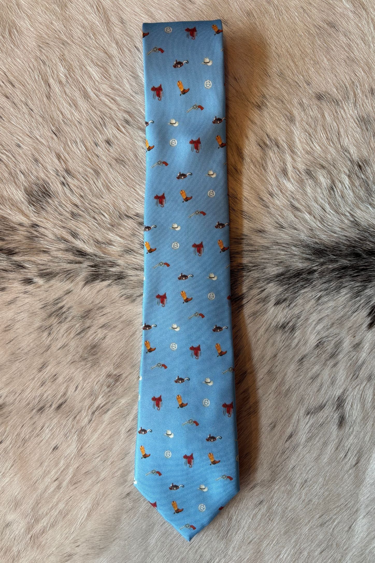 Kerr-Chief Silk Tie - Texas Ranger Rip Ford
