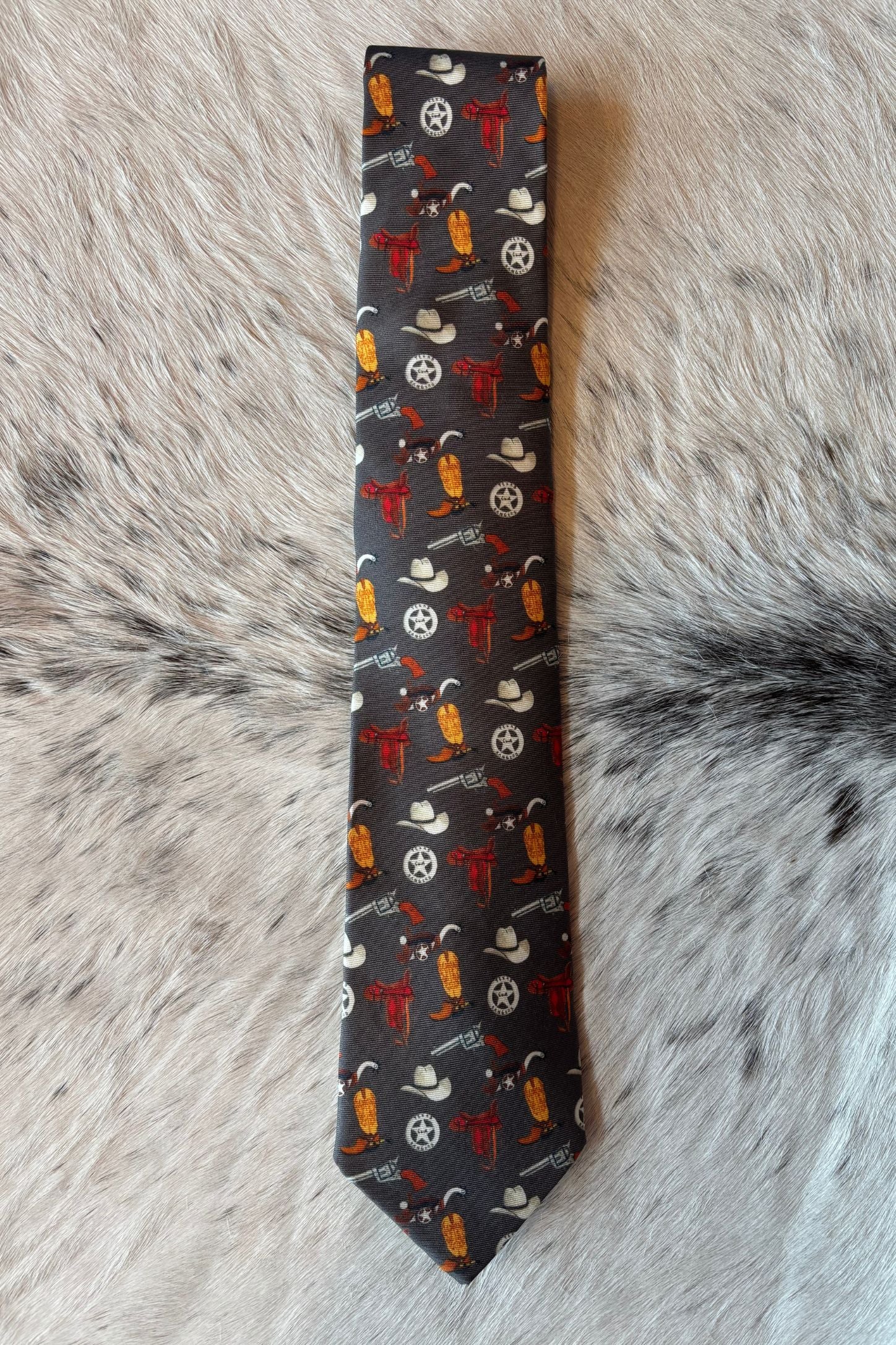 Kerr-Chief Silk Tie - Texas Ranger Jack Hayes