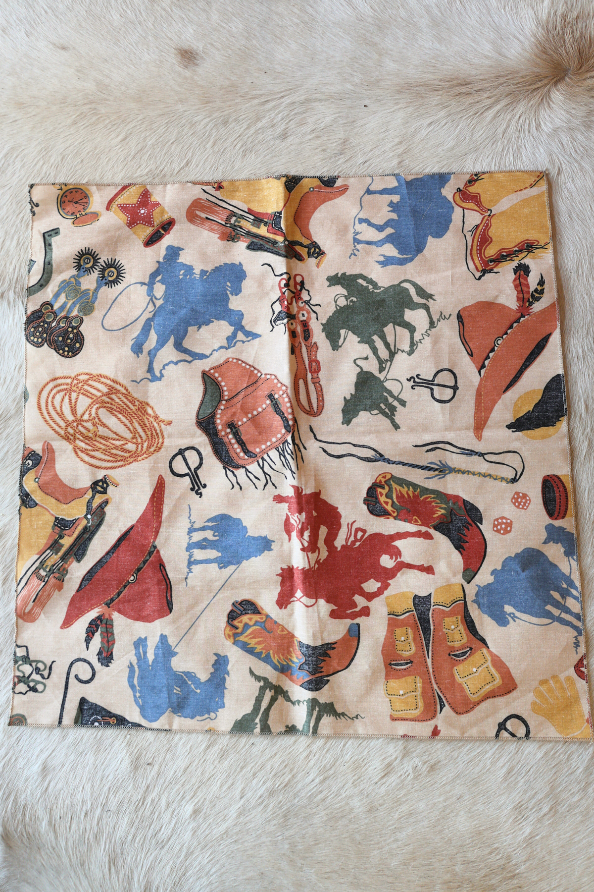 Western Linen Hanky