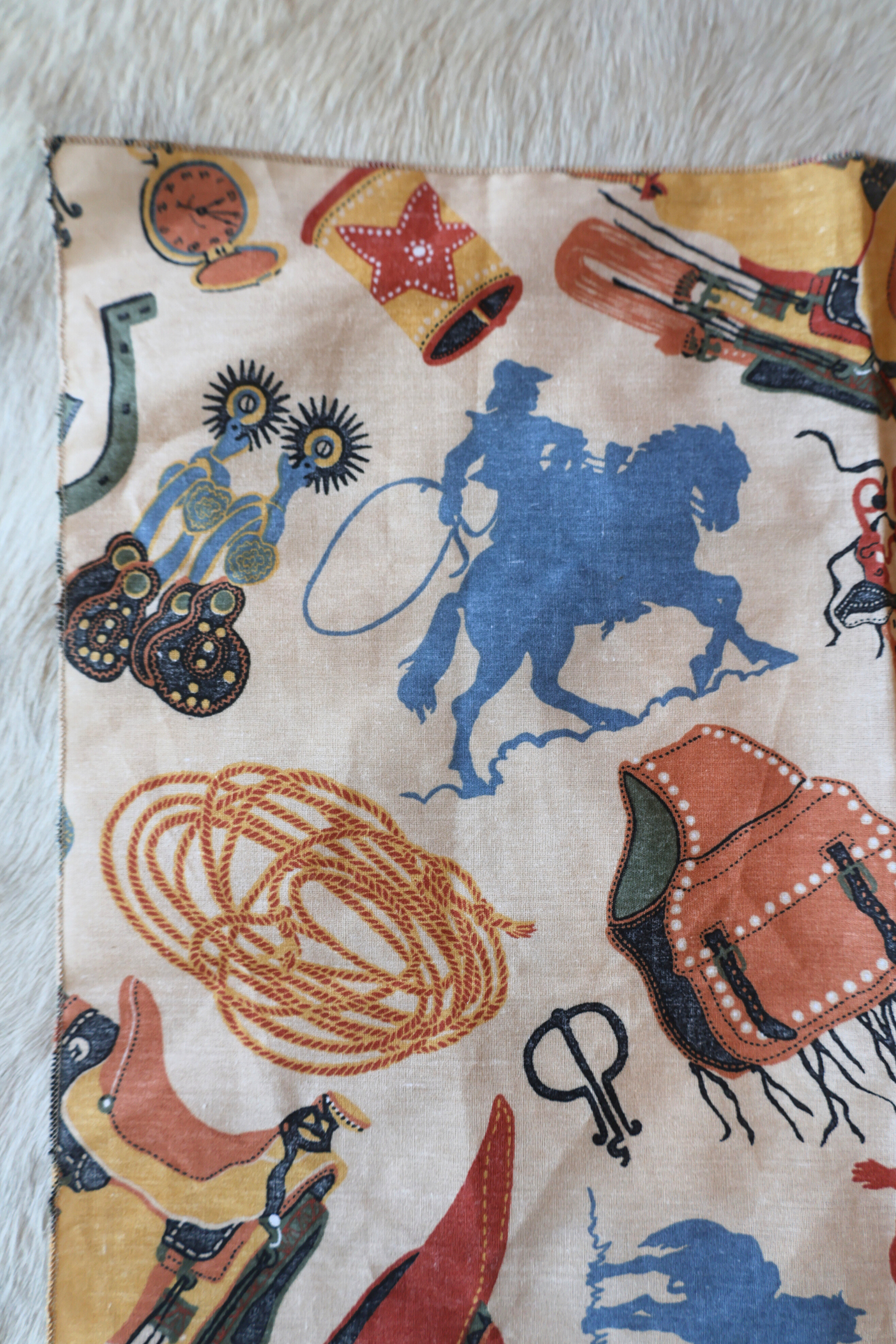 Western Linen Hanky
