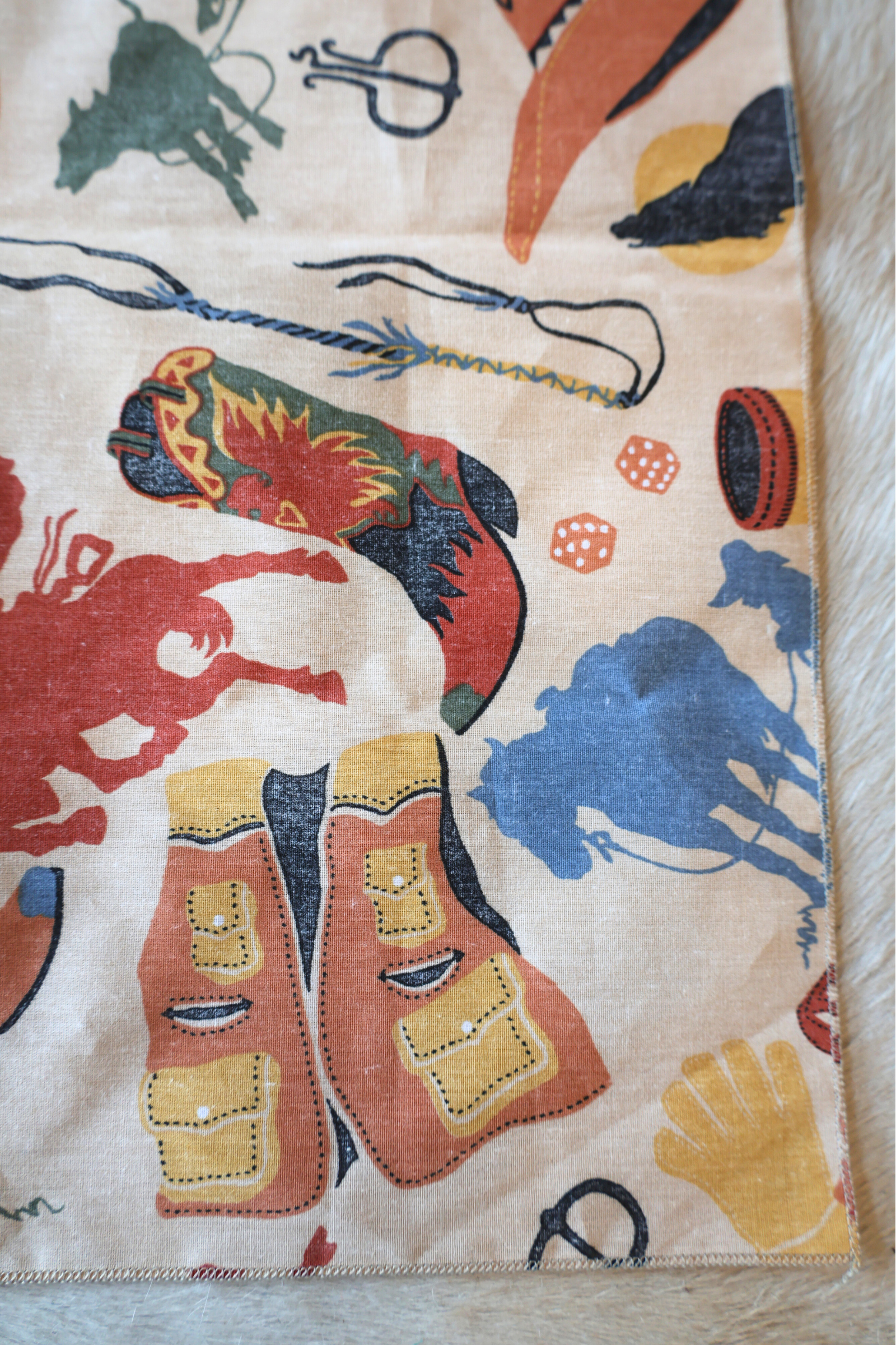 Western Linen Hanky