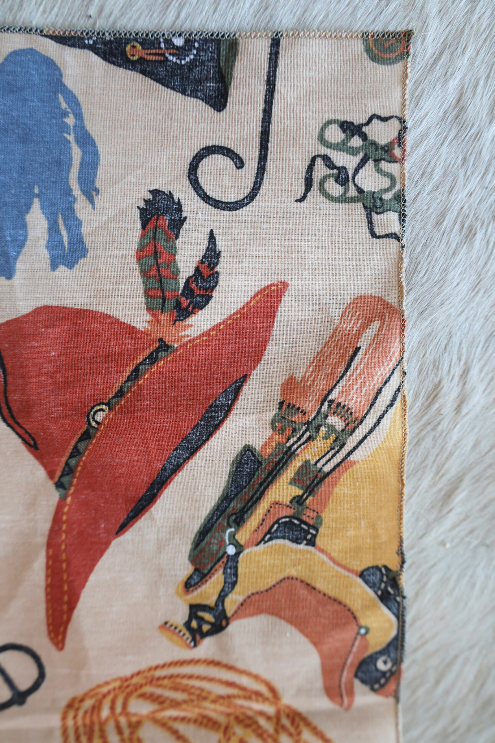 Western Linen Hanky