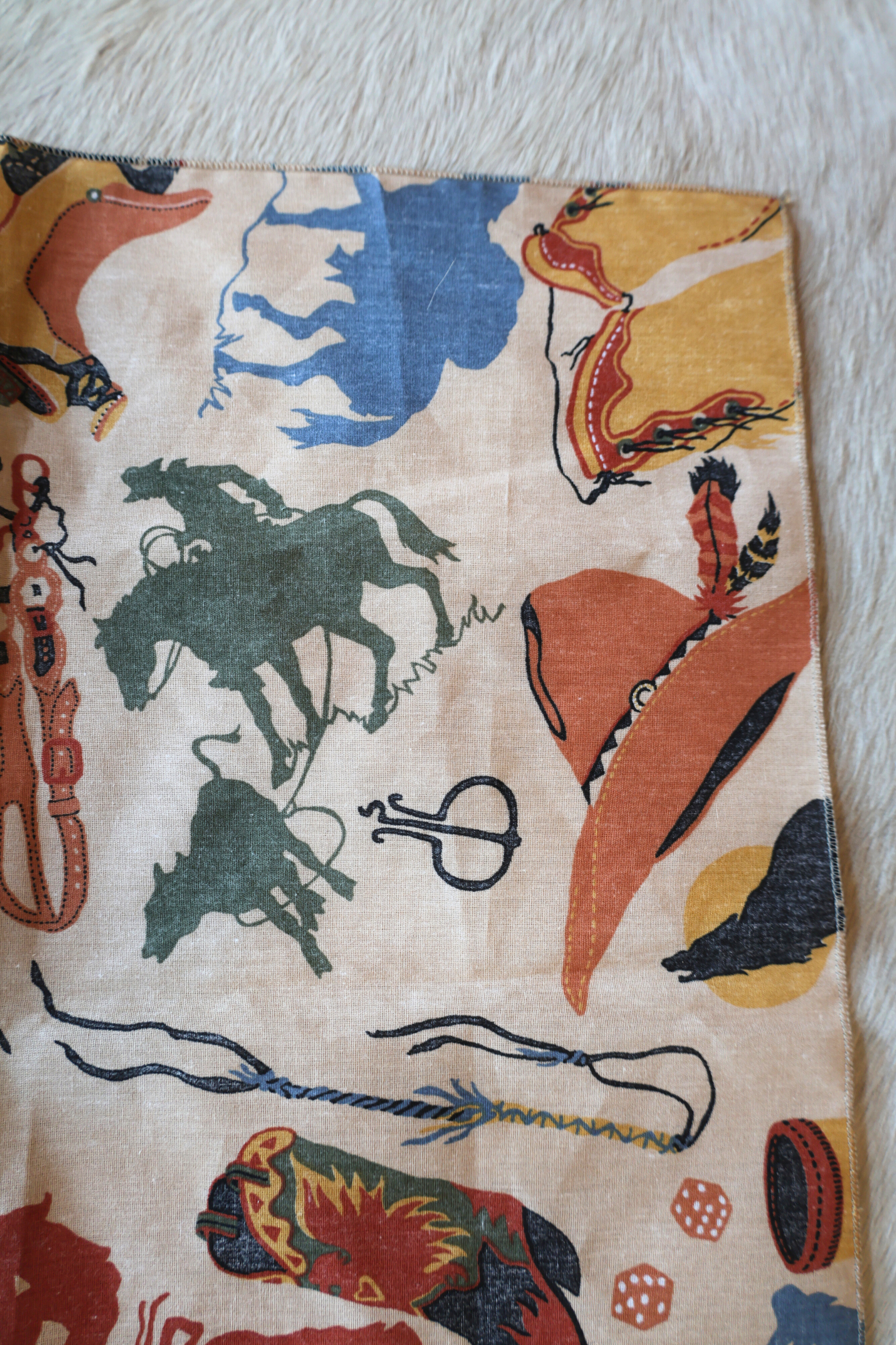 Western Linen Hanky