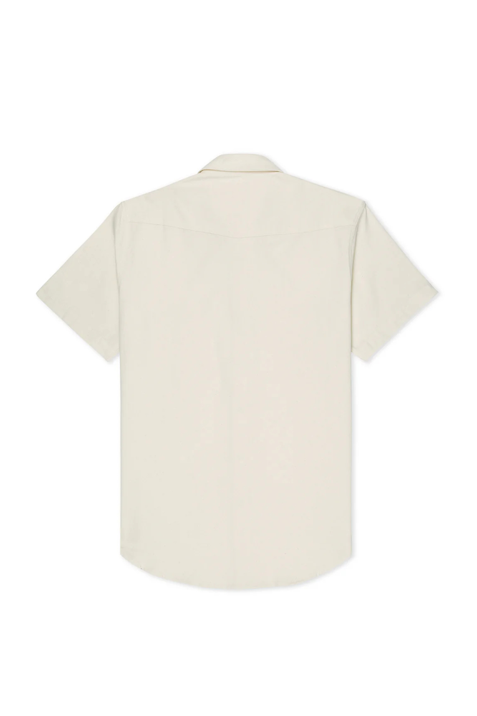 Bone Ecru Denim Western Shirt