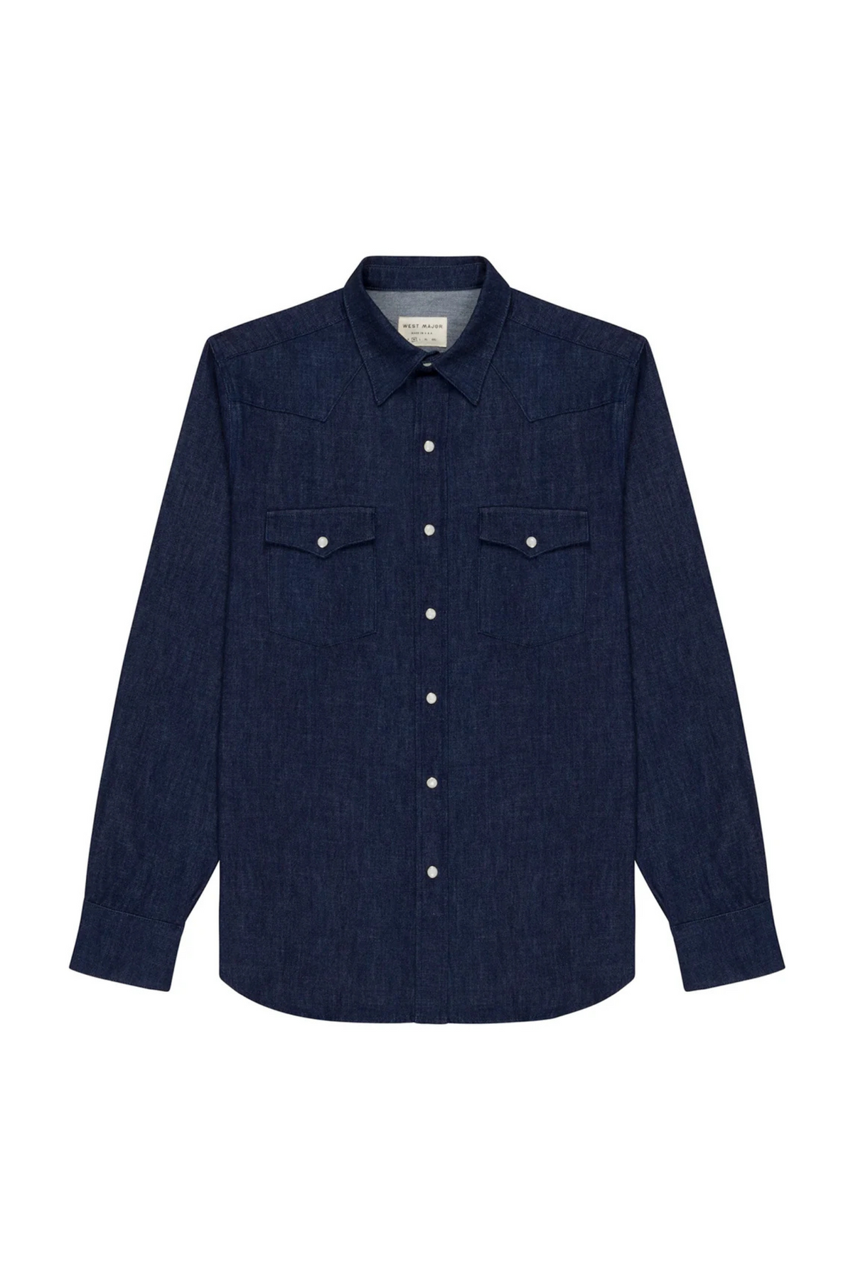 Indigo Denim Western Shirt